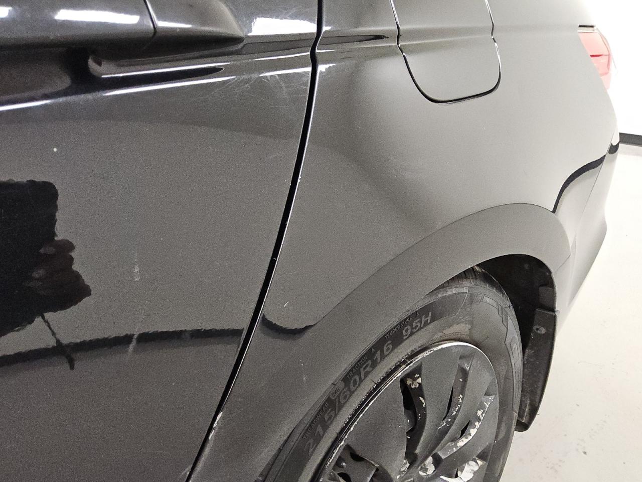 2012 Honda Accord Lx Black vin: 1HGCP2F32CA013063 Damage: Left Qtr Panel, Chipped, 2