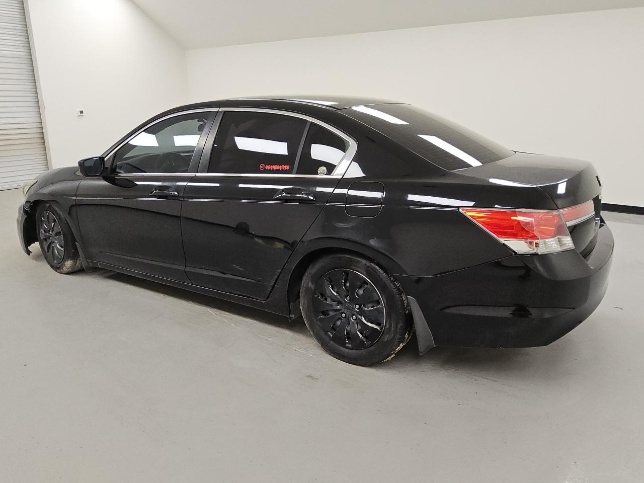 2012 Honda Accord Lx Black vin: 1HGCP2F32CA013063 Damage: Lf Axle Assembly, Broken, Replacement Required