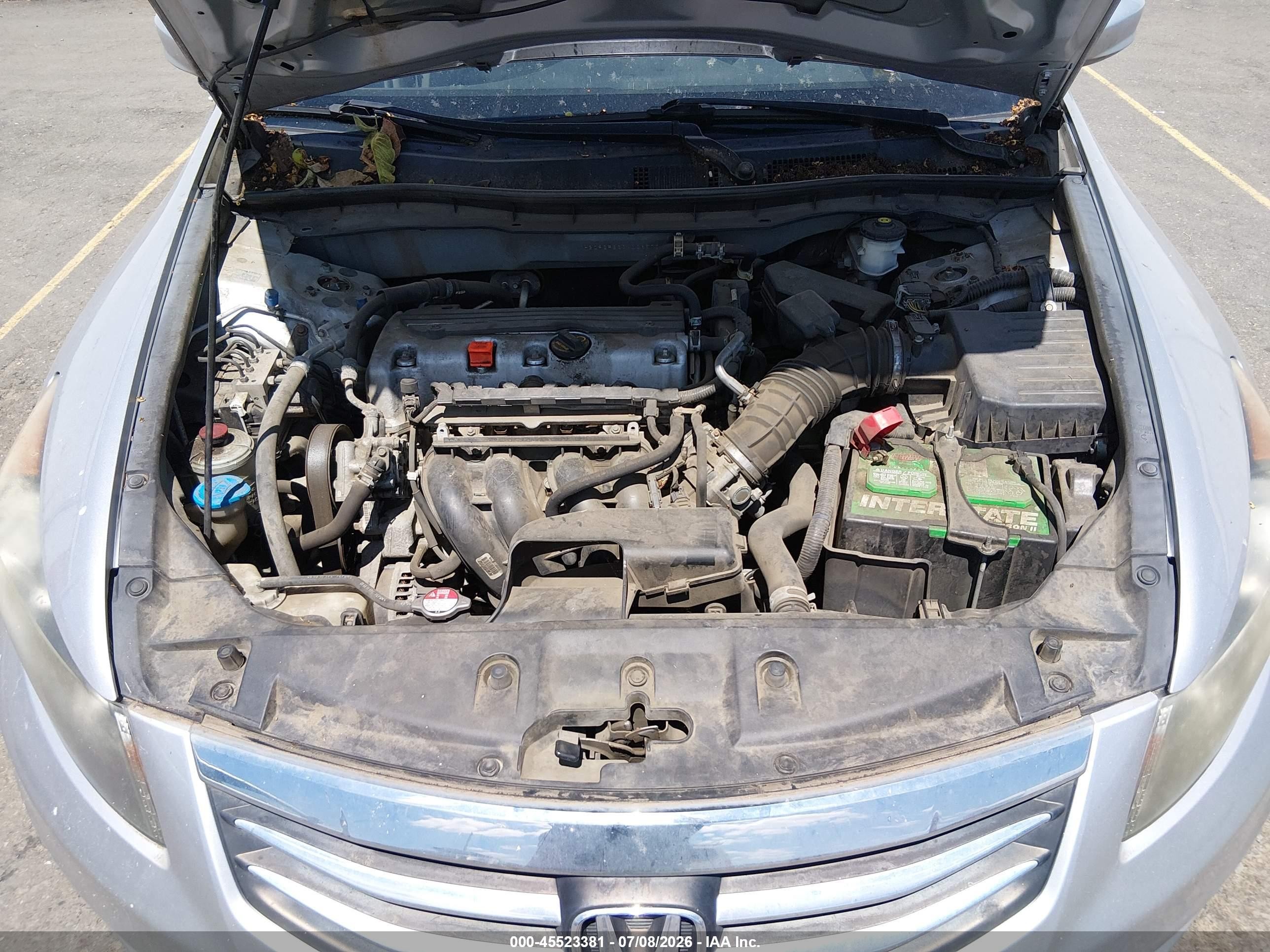 2012 Honda Accord 2.4 Lx Silver vin: 1HGCP2F32CA026573