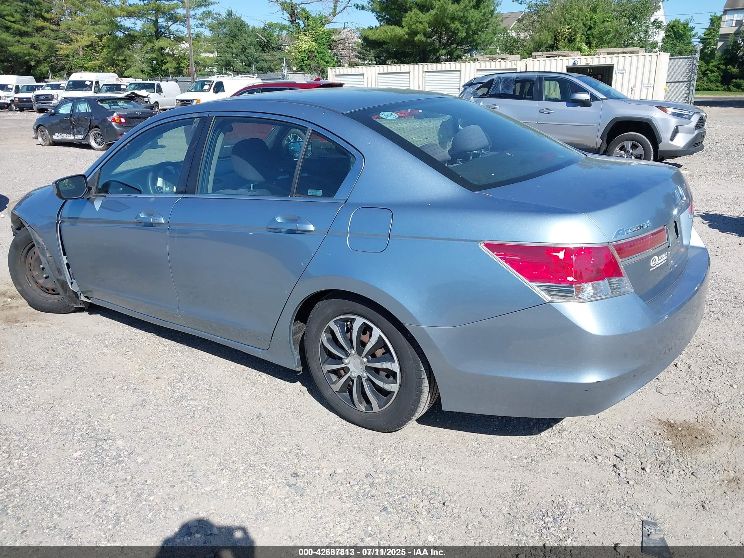 2012 Honda Accord 2.4 Lx Синий vin: 1HGCP2F32CA029120