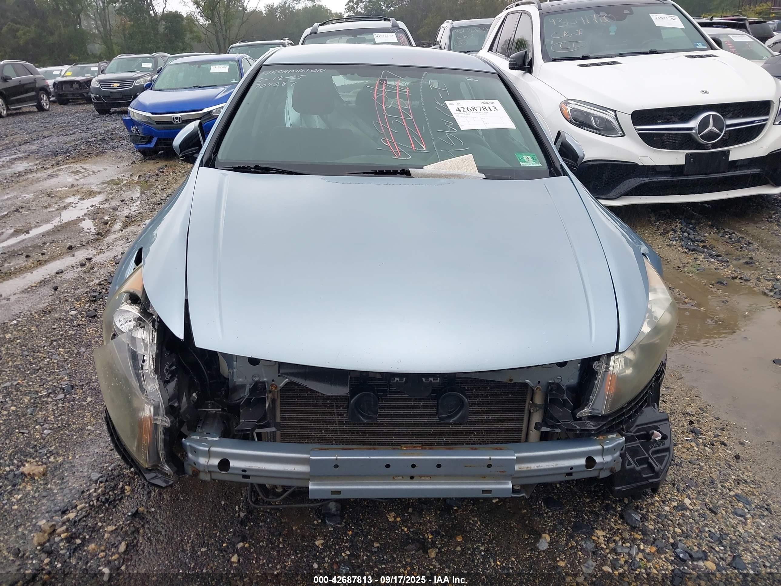 2012 Honda Accord 2.4 Lx Синий vin: 1HGCP2F32CA029120