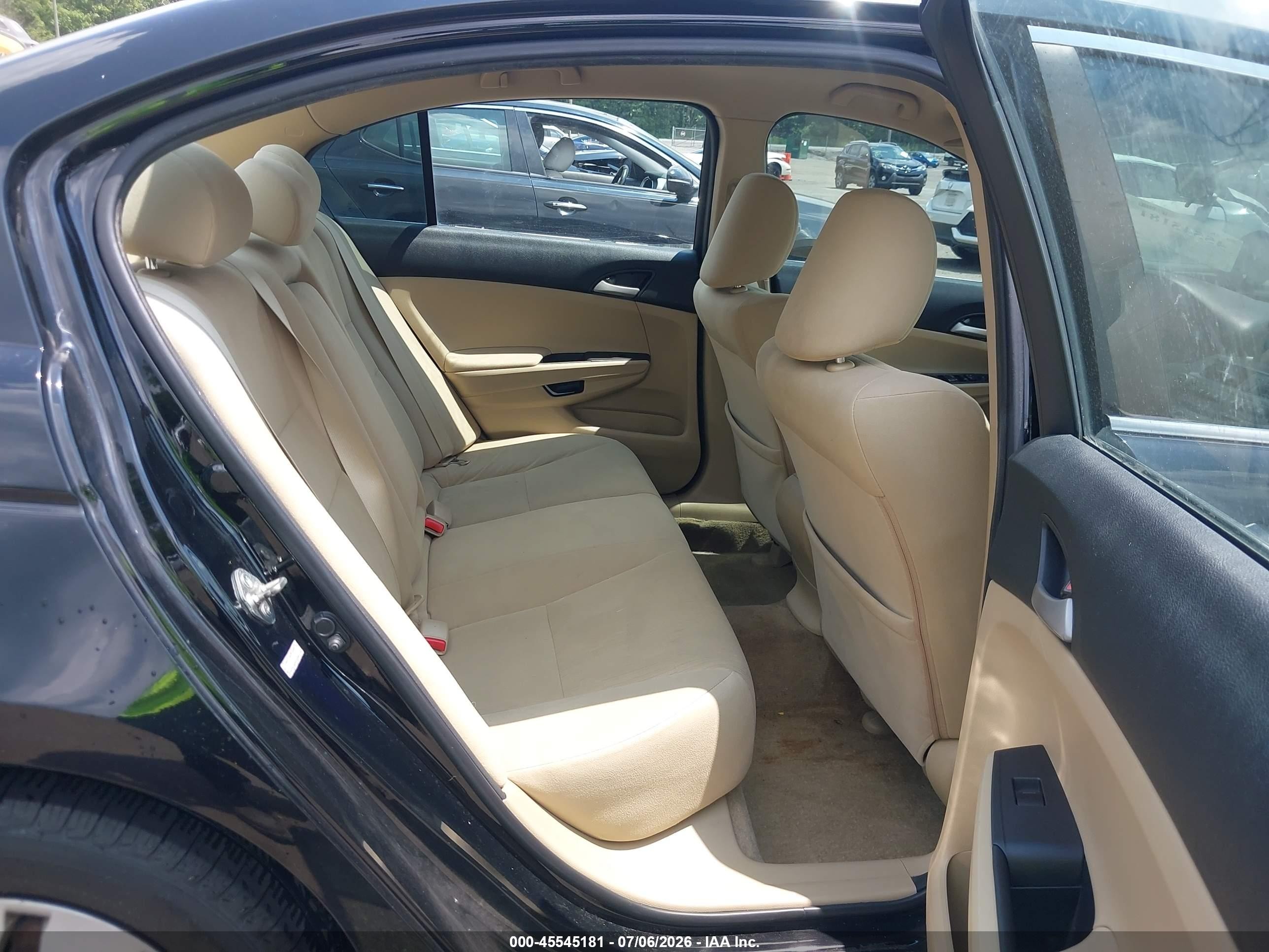2012 Honda Accord 2.4 Lx Черный vin: 1HGCP2F32CA040702