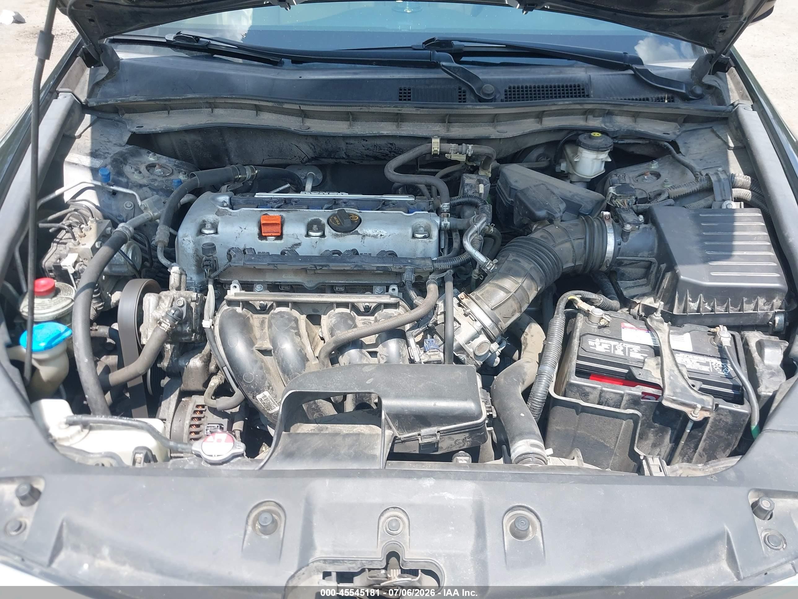 2012 Honda Accord 2.4 Lx Черный vin: 1HGCP2F32CA040702