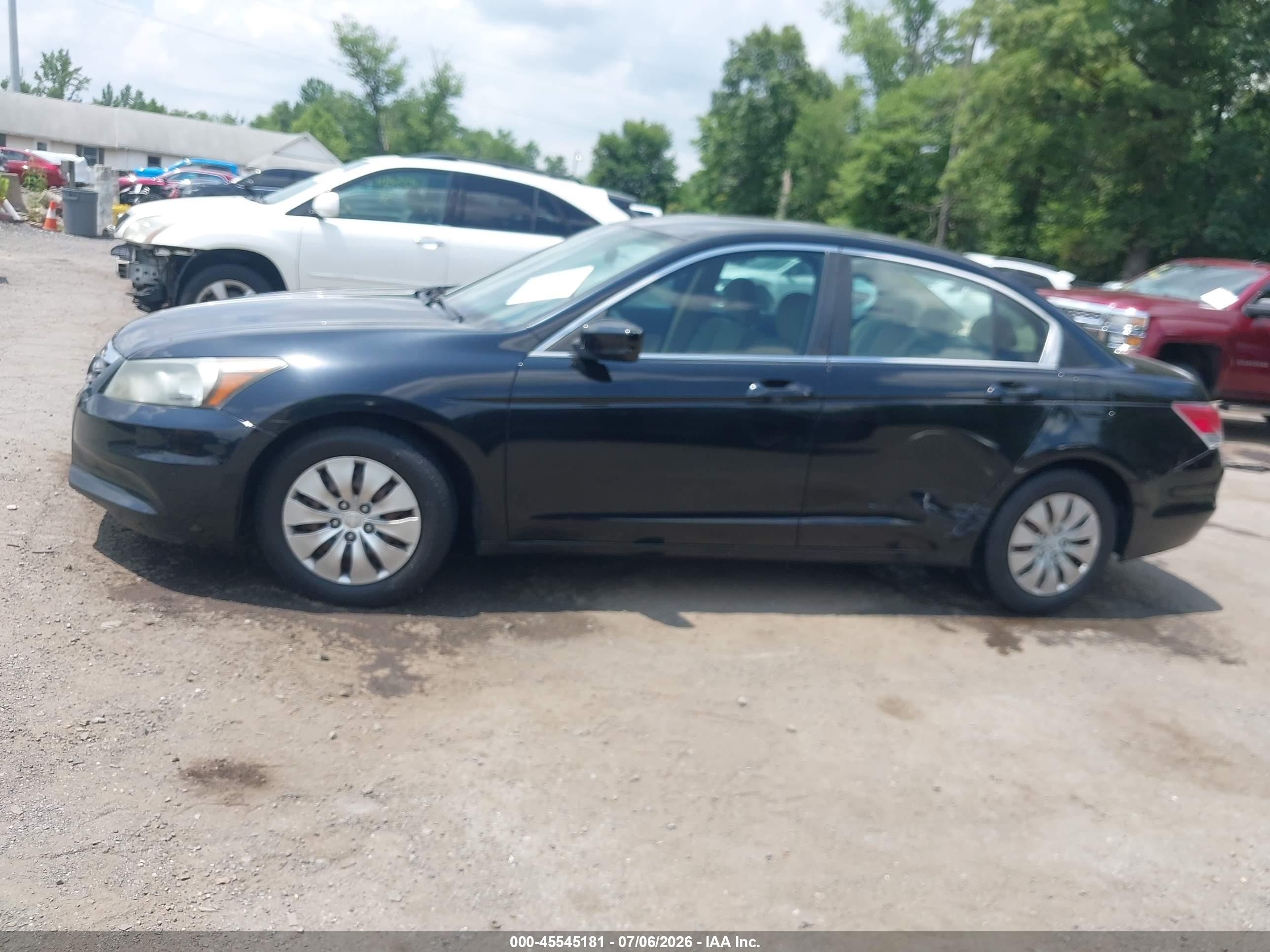 2012 Honda Accord 2.4 Lx Черный vin: 1HGCP2F32CA040702