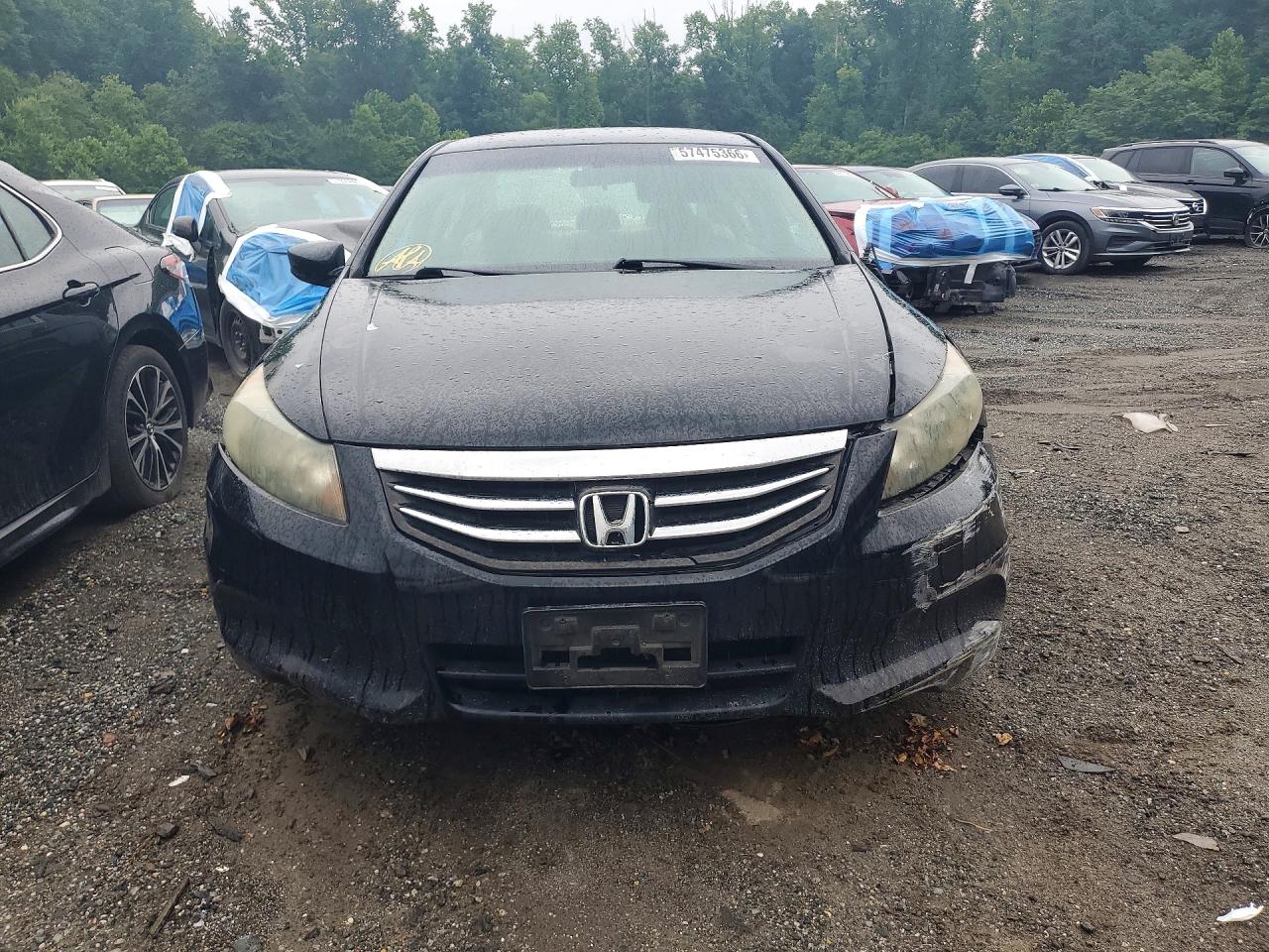 2012 Honda Accord Lx Black vin: 1HGCP2F32CA040747