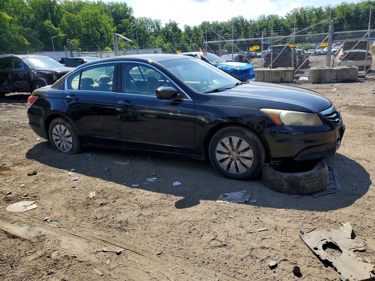 2012 Honda Accord Lx Black vin: 1HGCP2F32CA040747