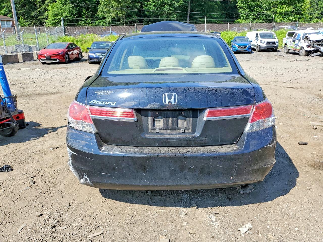 2012 Honda Accord Lx Black vin: 1HGCP2F32CA040747