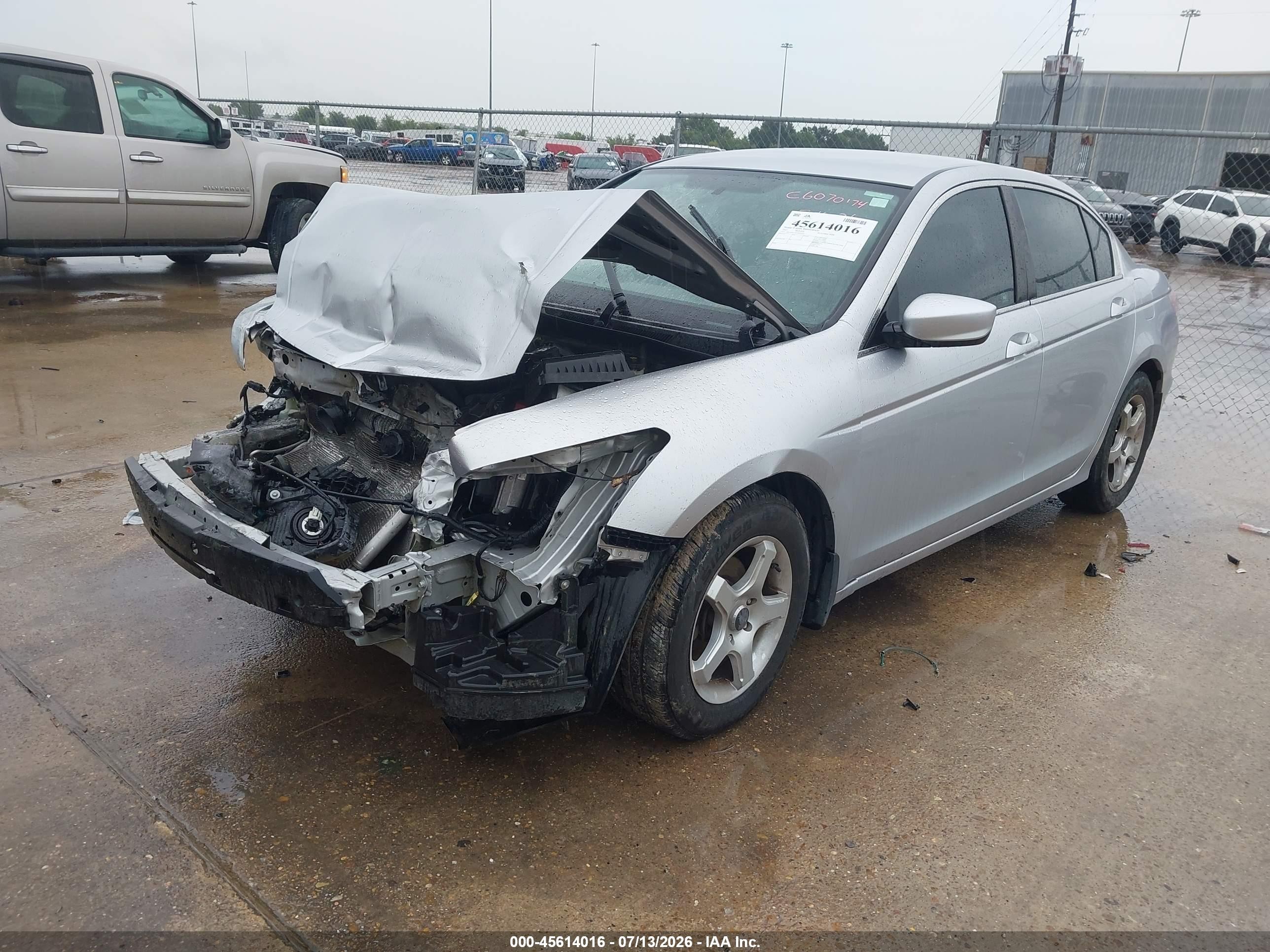 2012 Honda Accord Sdn Lx Silver vin: 1HGCP2F32CA045592