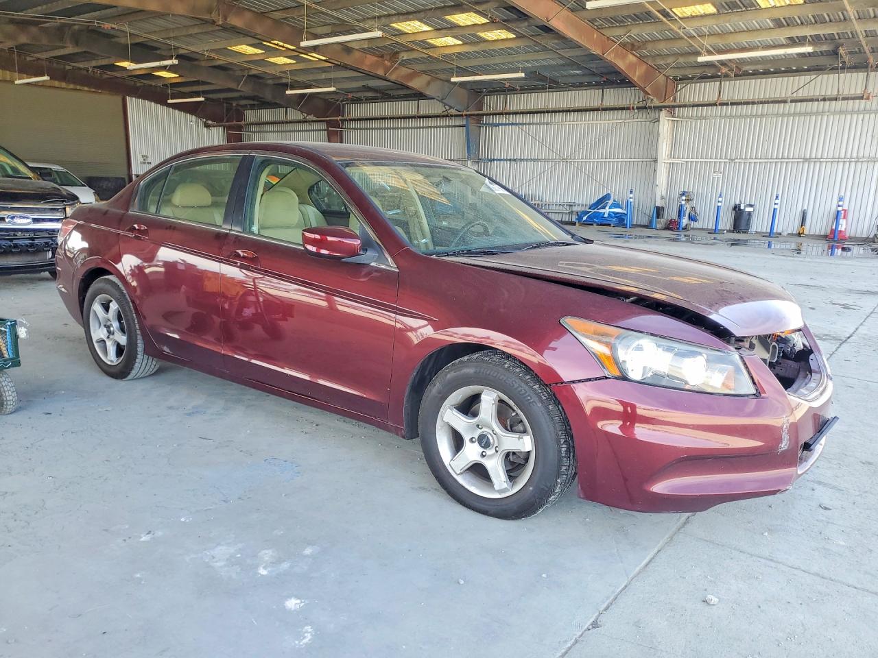 2012 Honda Accord Lx Maroon vin: 1HGCP2F32CA048301