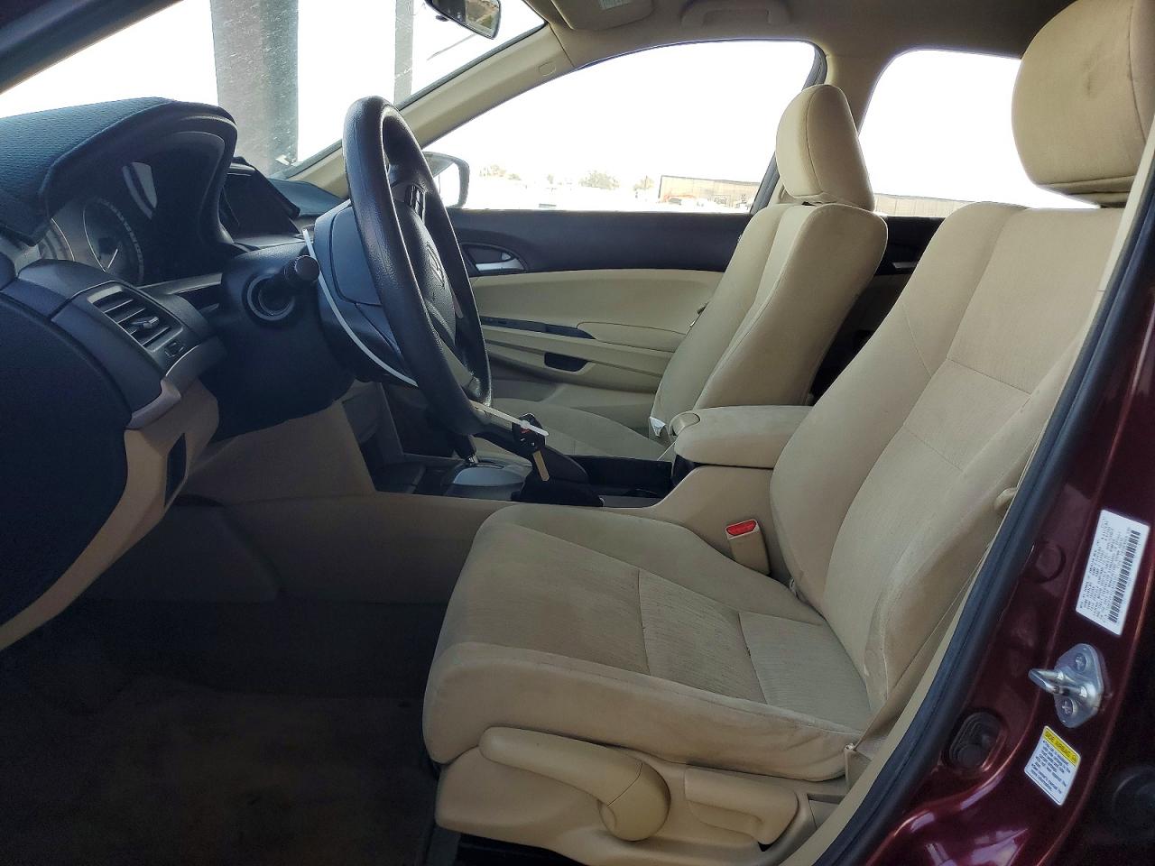 2012 Honda Accord Lx Maroon vin: 1HGCP2F32CA048301