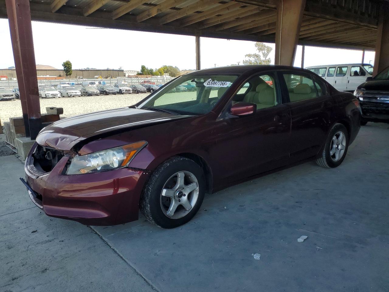 2012 Honda Accord Lx Темно-бордовый vin: 1HGCP2F32CA048301
