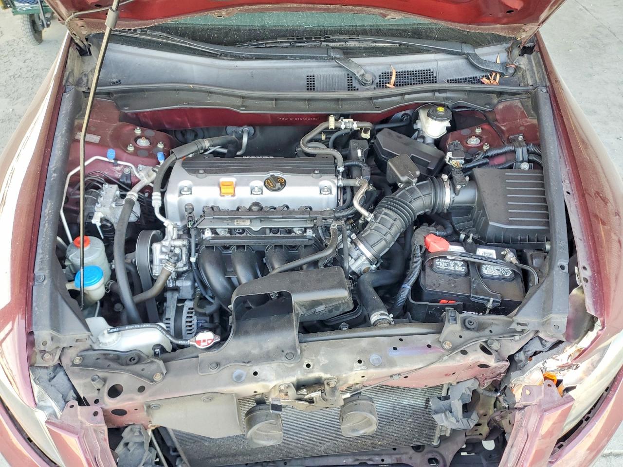 2012 Honda Accord Lx Maroon vin: 1HGCP2F32CA048301