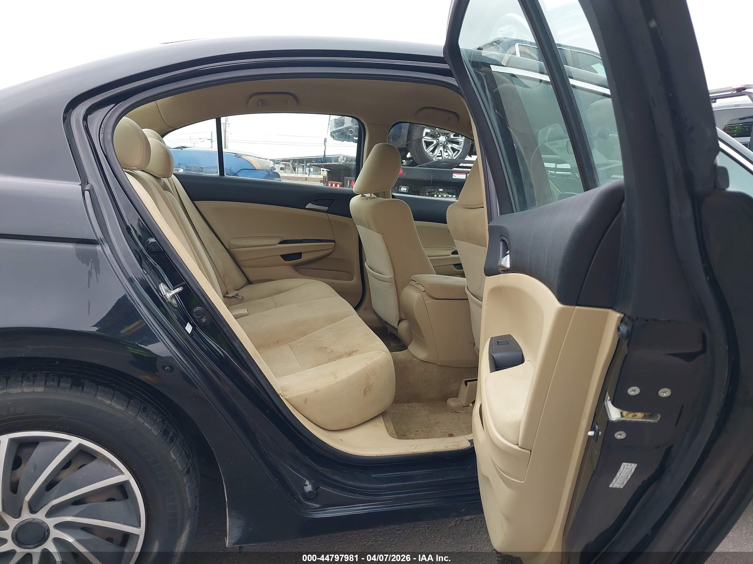 2012 Honda Accord 2.4 Lx Black vin: 1HGCP2F32CA058780