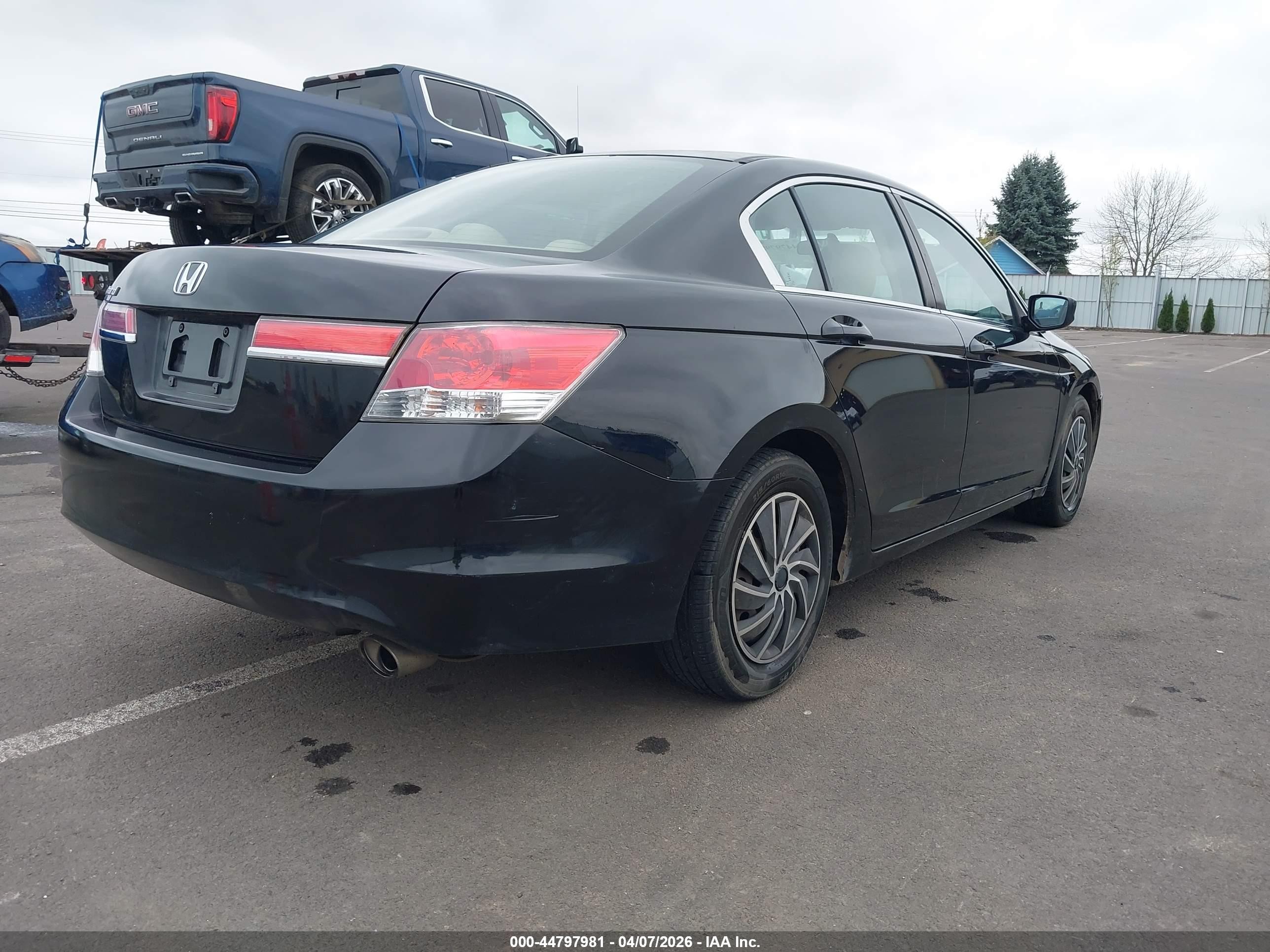 2012 Honda Accord 2.4 Lx Black vin: 1HGCP2F32CA058780