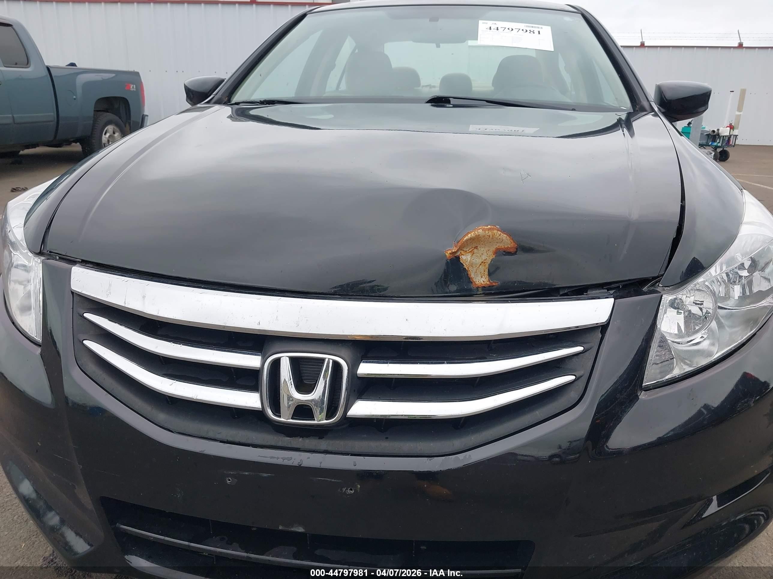 2012 Honda Accord 2.4 Lx Black vin: 1HGCP2F32CA058780