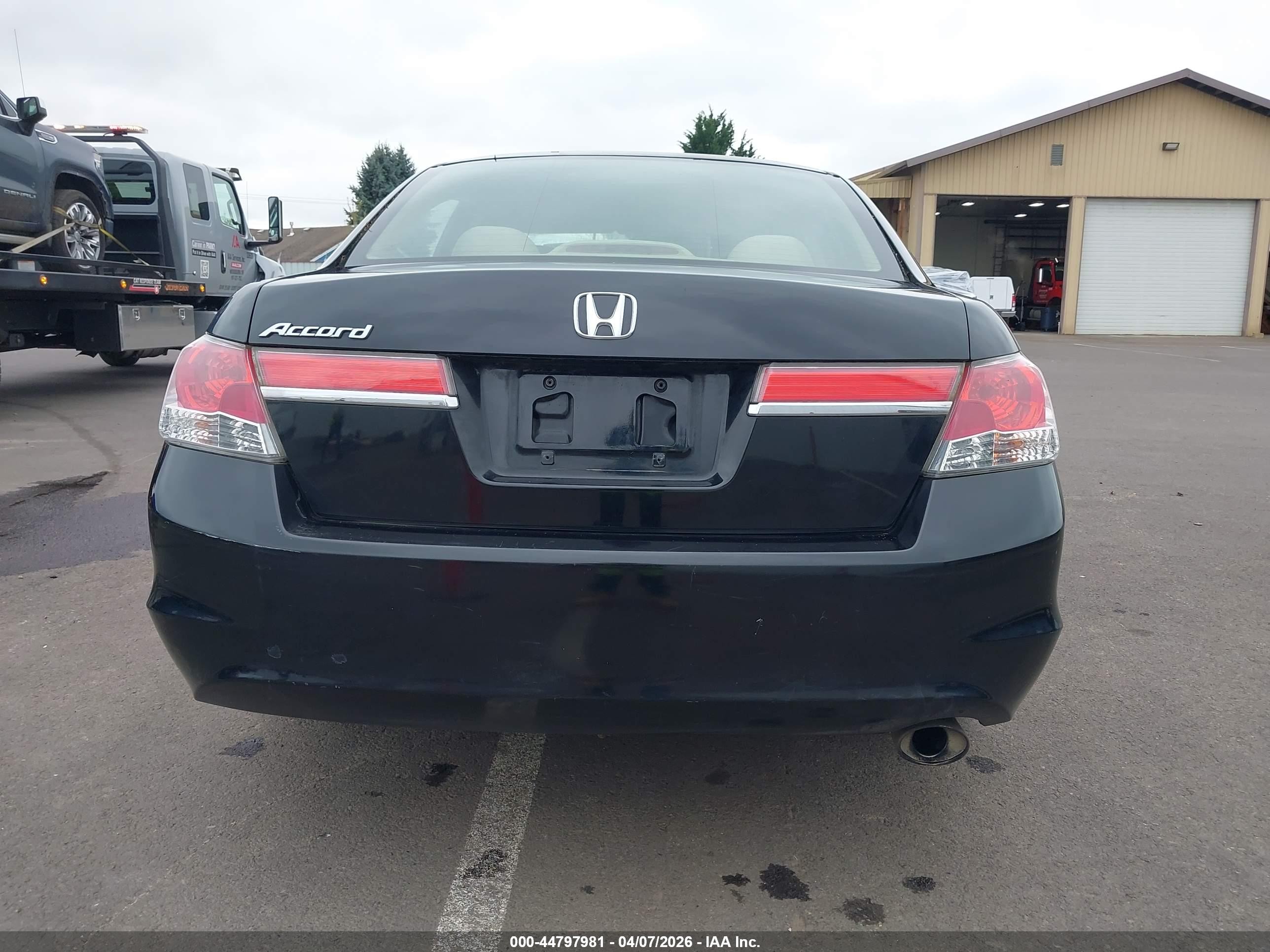 2012 Honda Accord 2.4 Lx Black vin: 1HGCP2F32CA058780