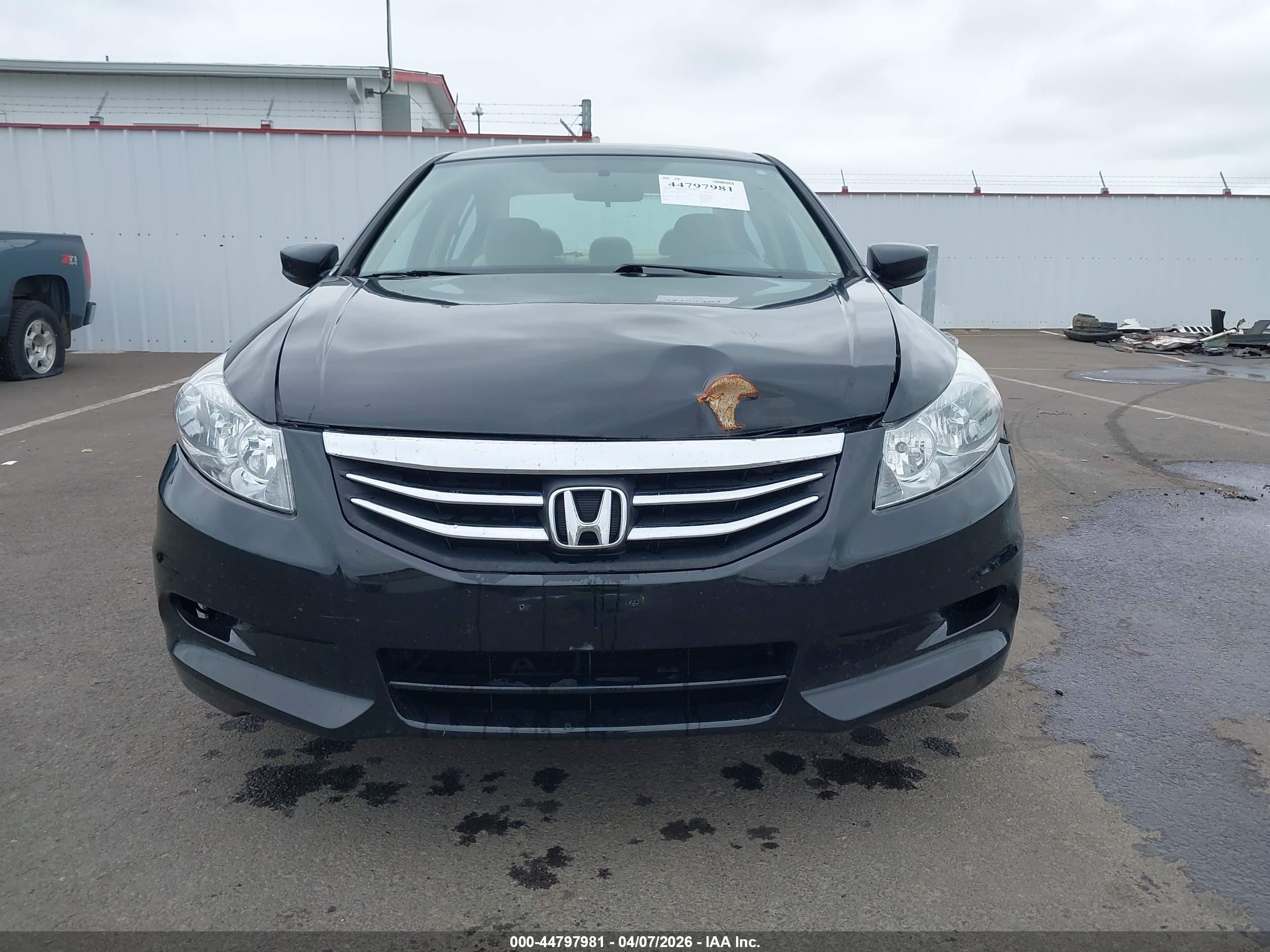 2012 Honda Accord 2.4 Lx Black vin: 1HGCP2F32CA058780