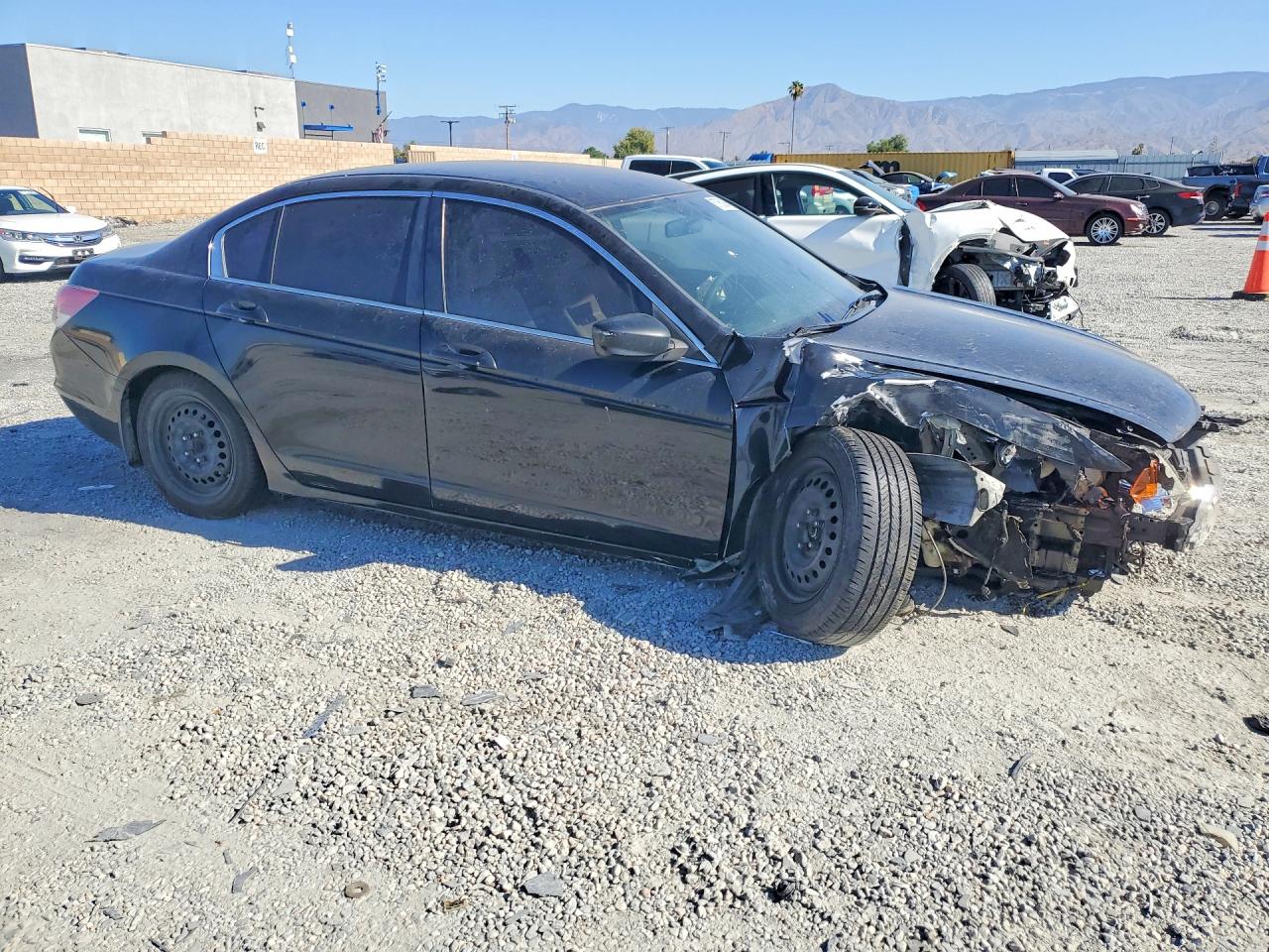 2012 Honda Accord Lx Black vin: 1HGCP2F32CA062408