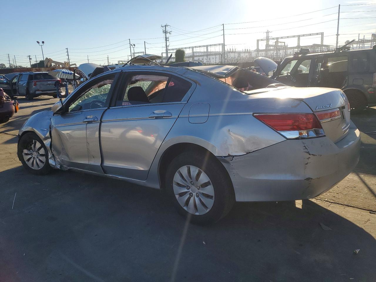 2012 Honda Accord Lx Silver vin: 1HGCP2F32CA075885