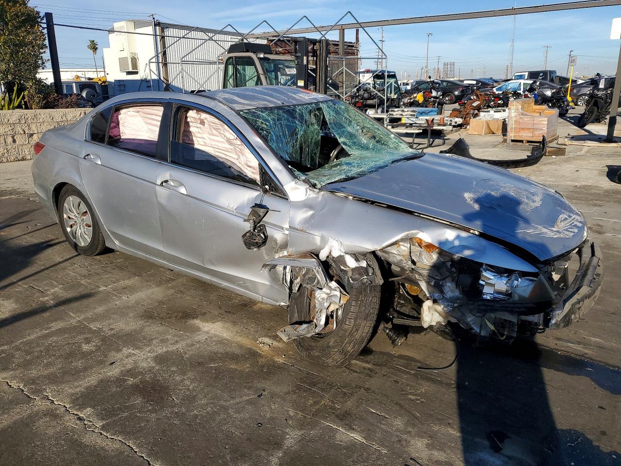 2012 Honda Accord Lx Silver vin: 1HGCP2F32CA075885