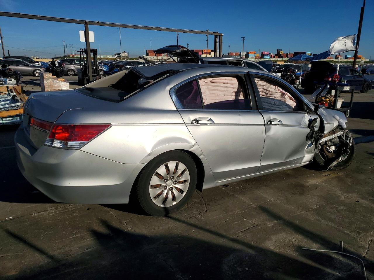 2012 Honda Accord Lx Silver vin: 1HGCP2F32CA075885