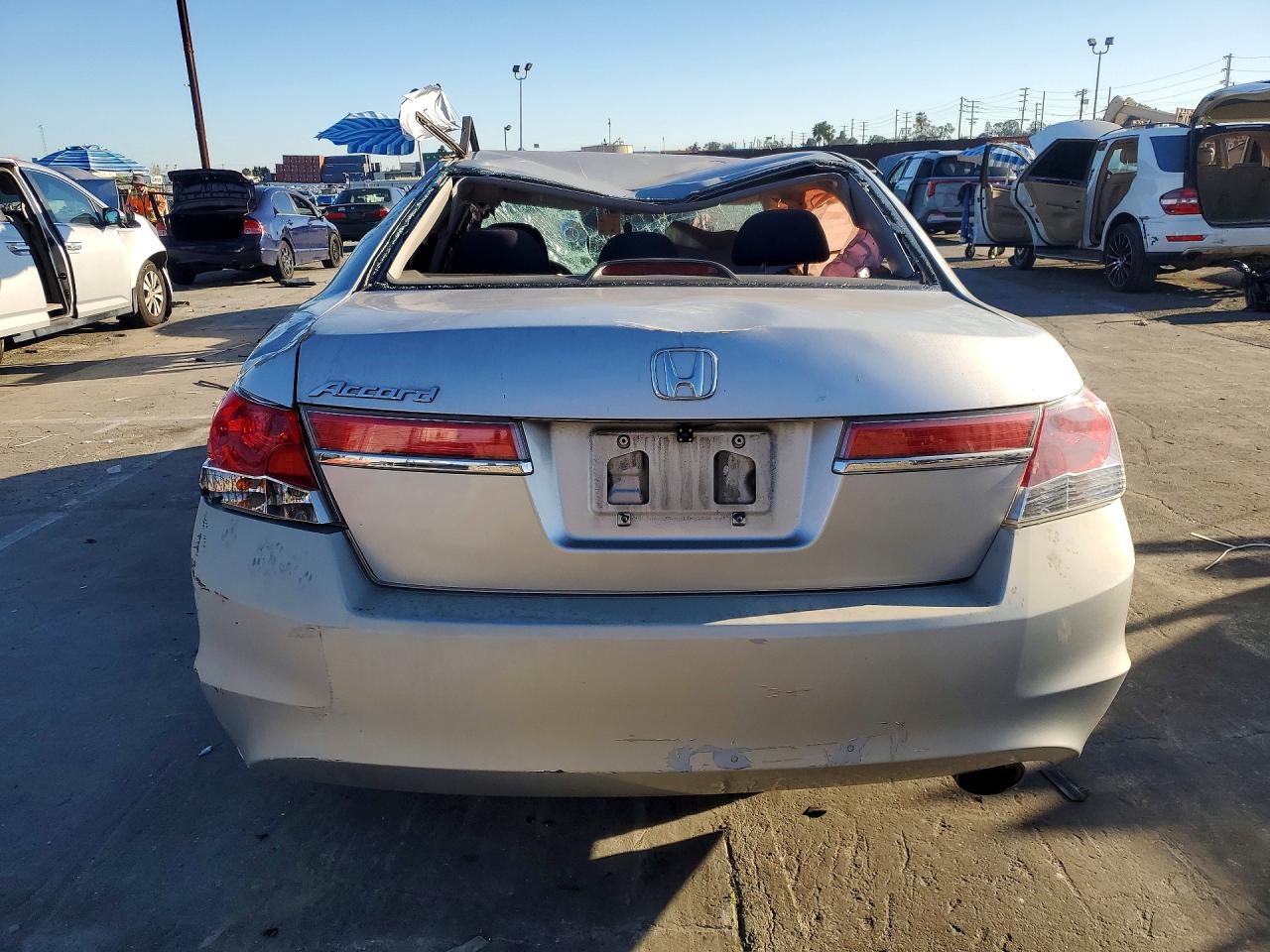 2012 Honda Accord Lx Silver vin: 1HGCP2F32CA075885