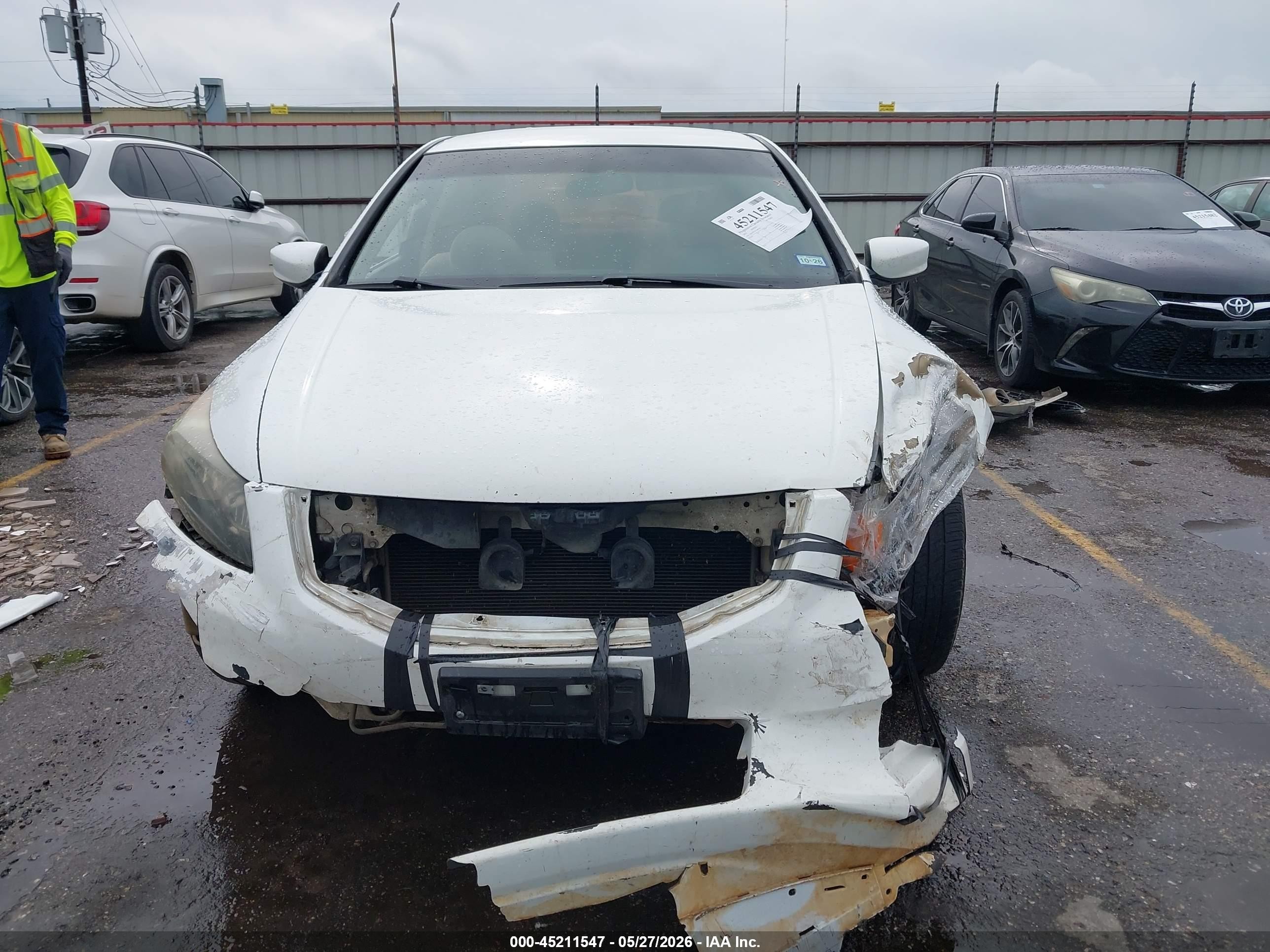2012 Honda Accord 2.4 Lx White vin: 1HGCP2F32CA081296