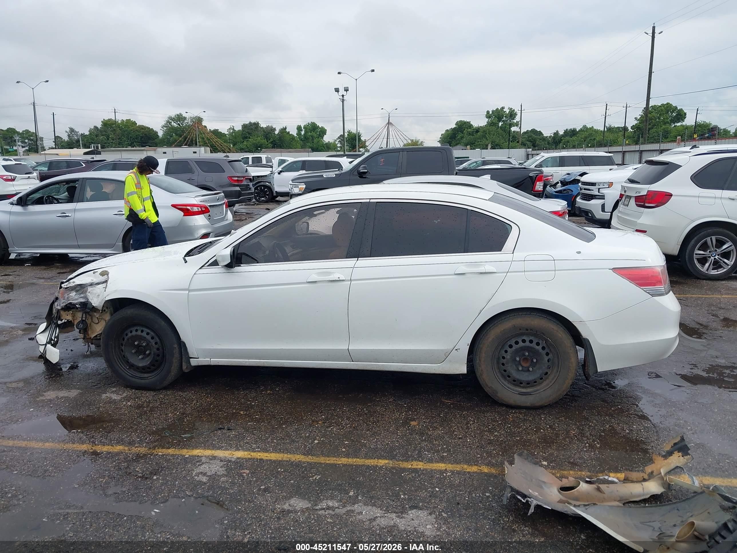 2012 Honda Accord 2.4 Lx White vin: 1HGCP2F32CA081296