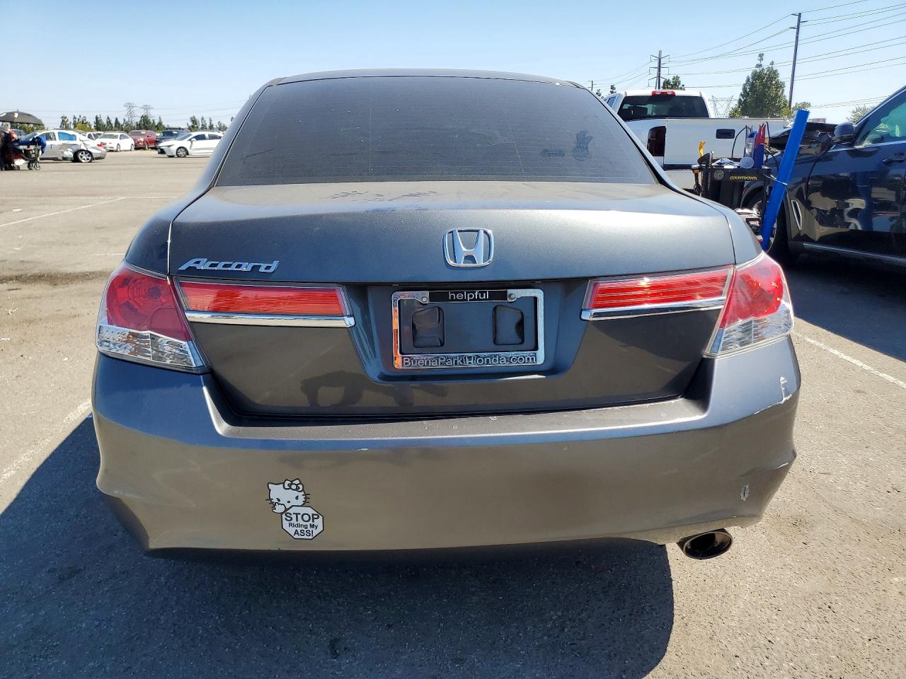 2012 Honda Accord Lx Gray vin: 1HGCP2F32CA105015