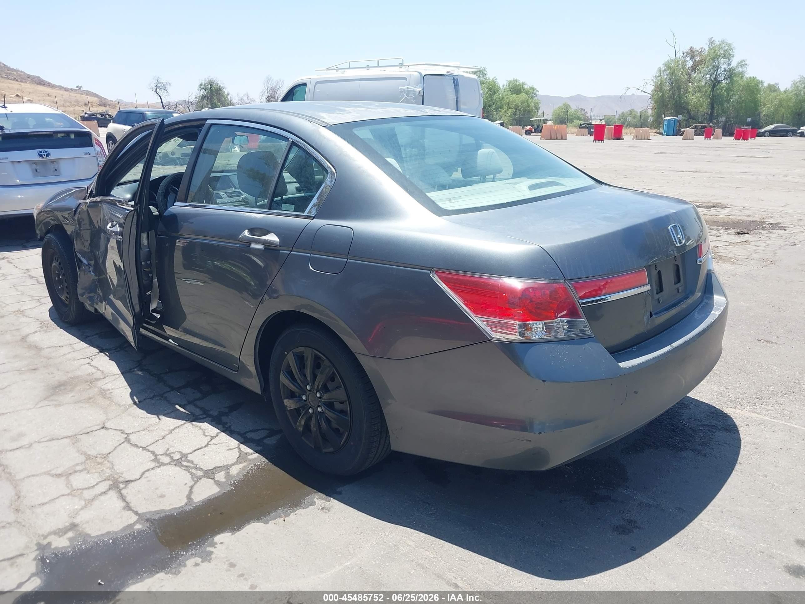 2012 Honda Accord 2.4 Lx Gray vin: 1HGCP2F32CA114605
