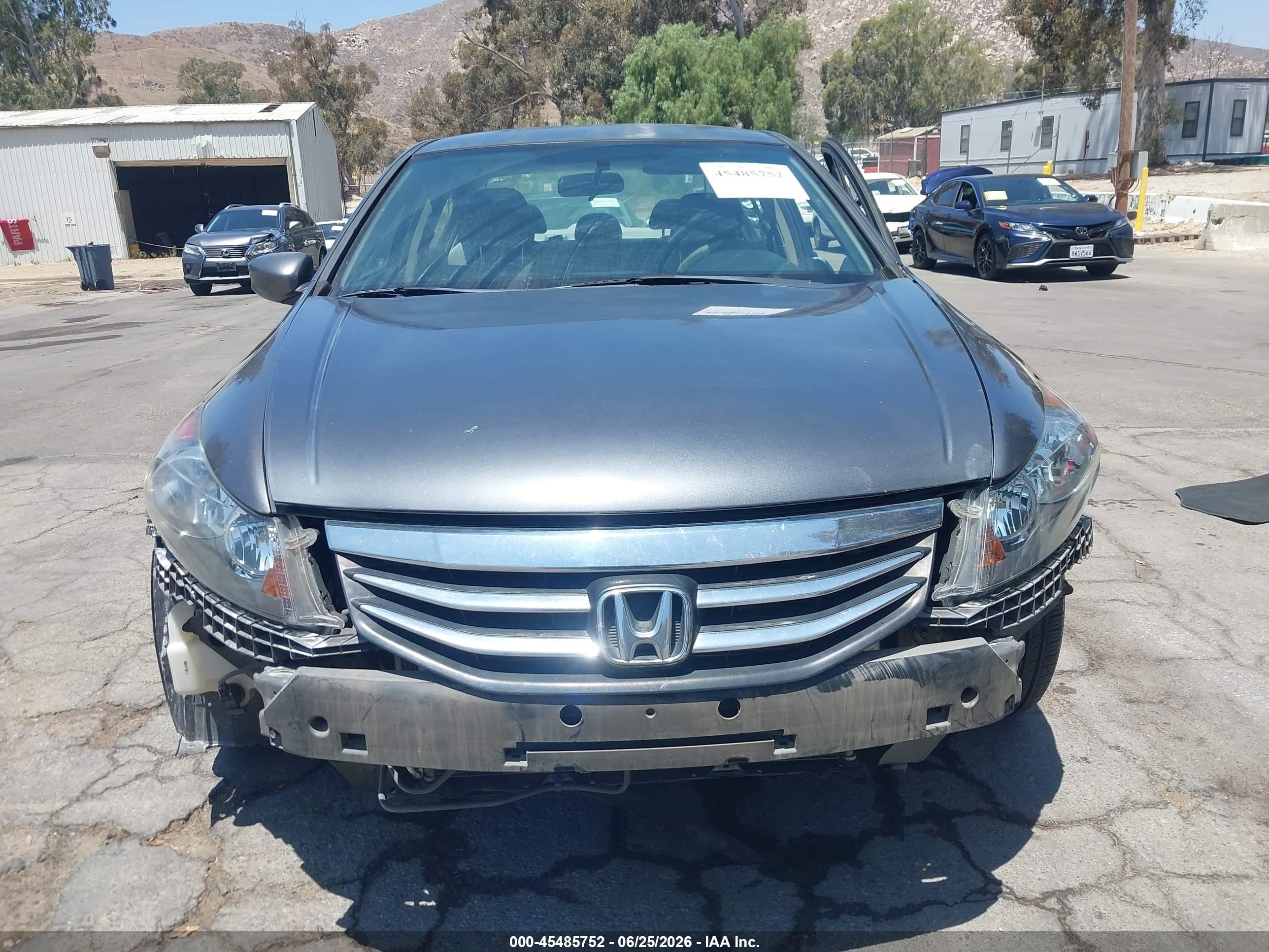 2012 Honda Accord 2.4 Lx Gray vin: 1HGCP2F32CA114605