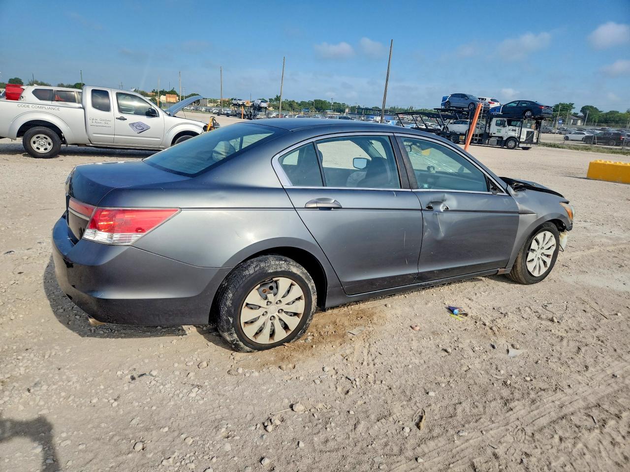 2012 Honda Accord Lx Серый vin: 1HGCP2F32CA129749