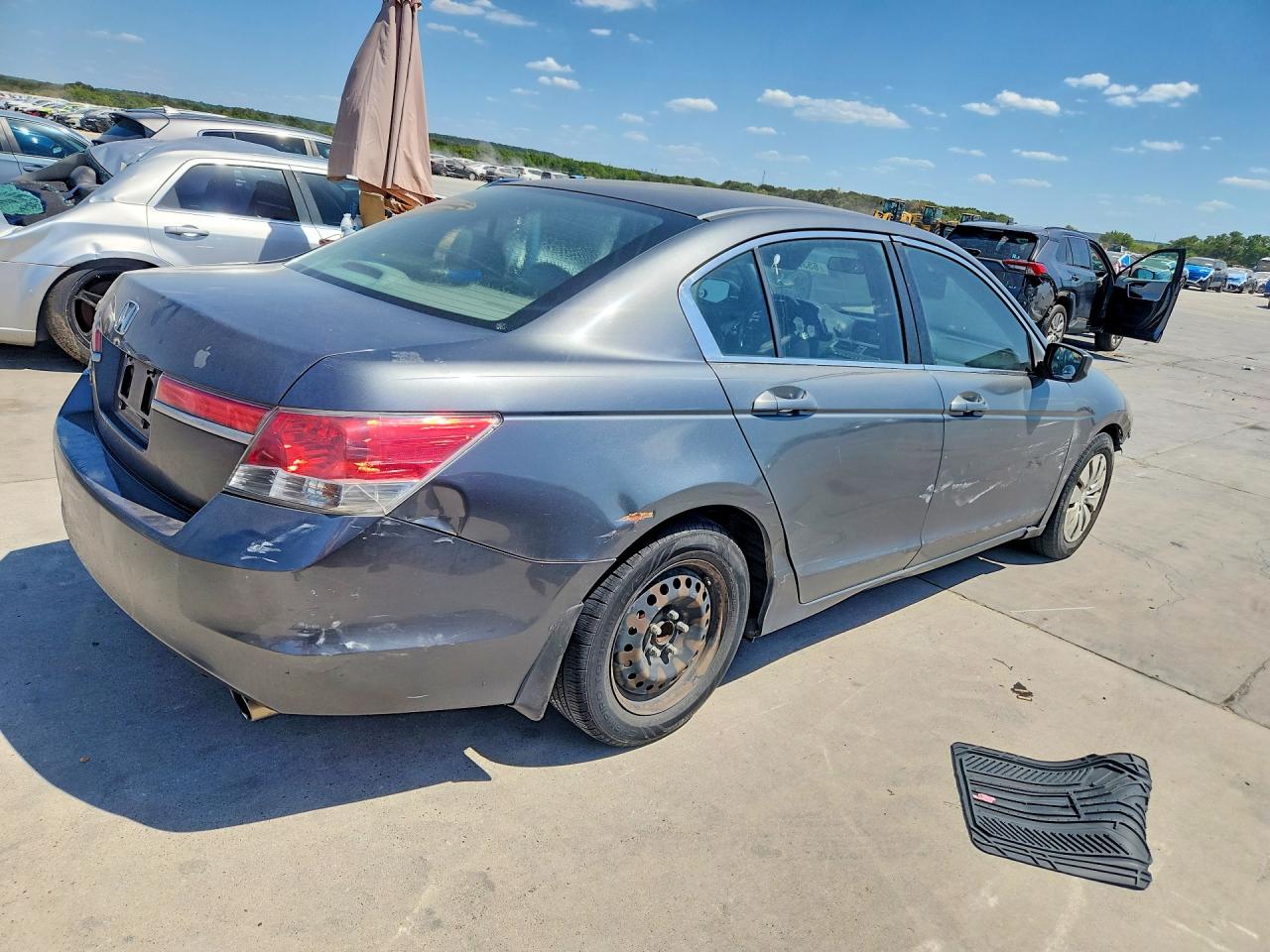 2012 Honda Accord Lx Gray vin: 1HGCP2F32CA134062