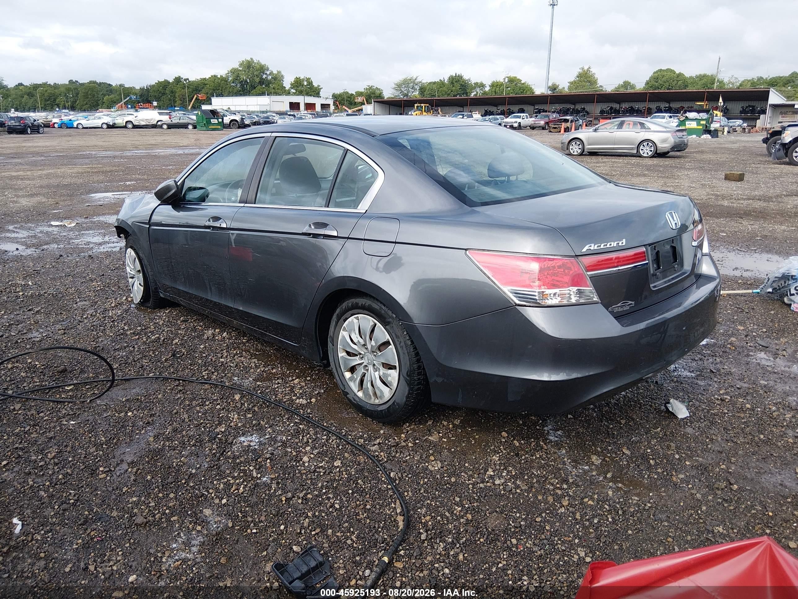 2012 Honda Accord Sdn Lx Gray vin: 1HGCP2F32CA150049