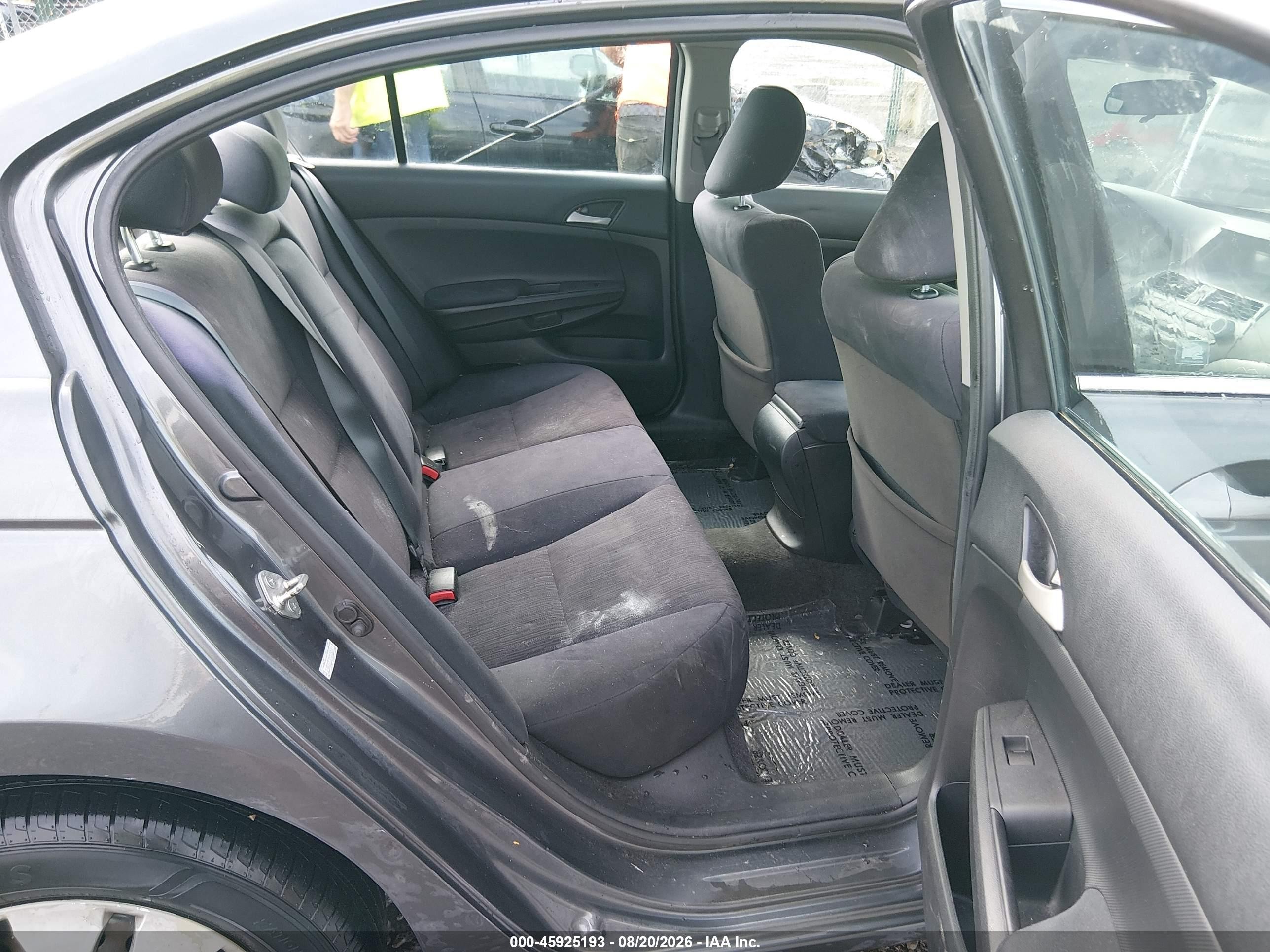 2012 Honda Accord Sdn Lx Gray vin: 1HGCP2F32CA150049