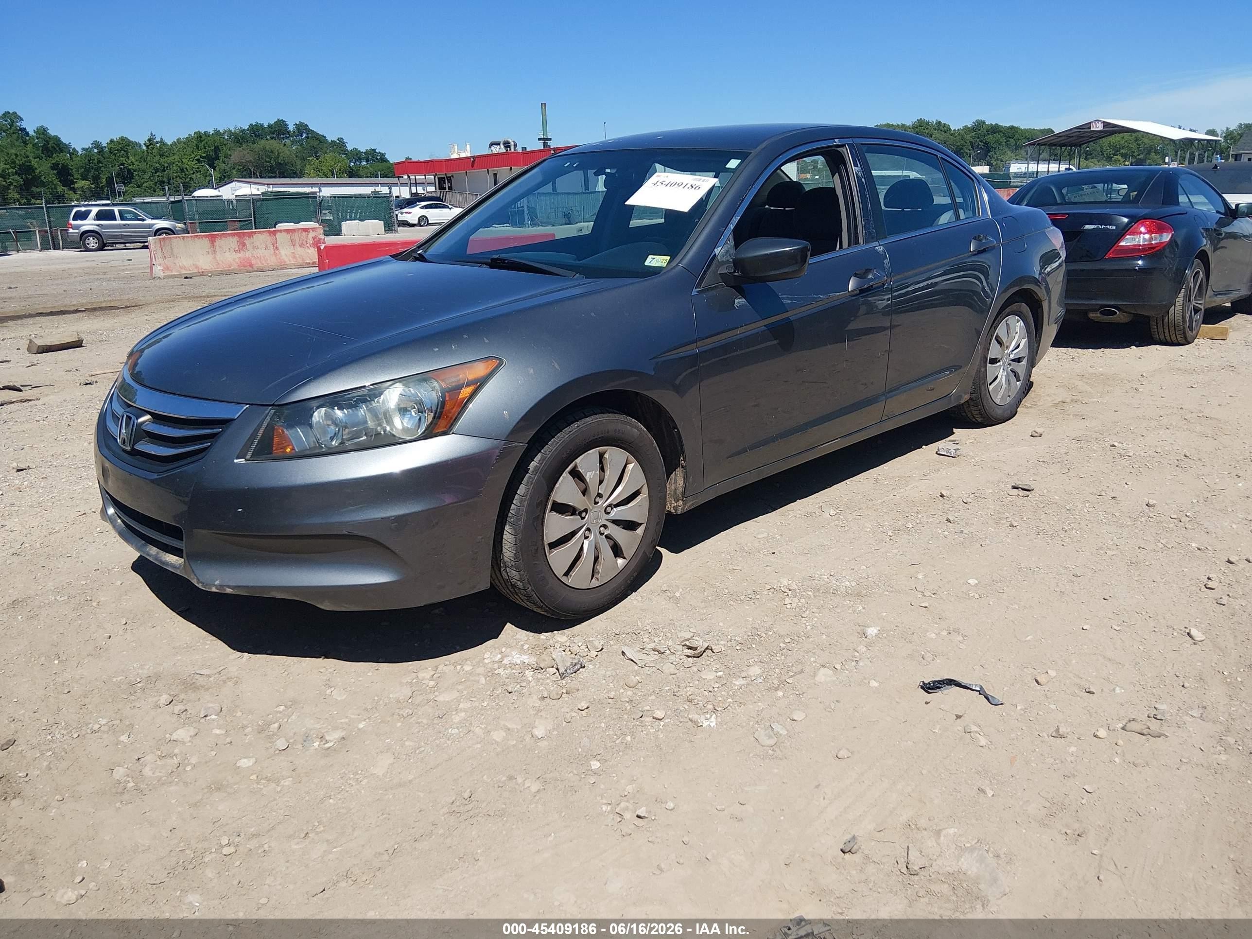 2012 Honda Accord 2.4 Lx Gray vin: 1HGCP2F32CA154005