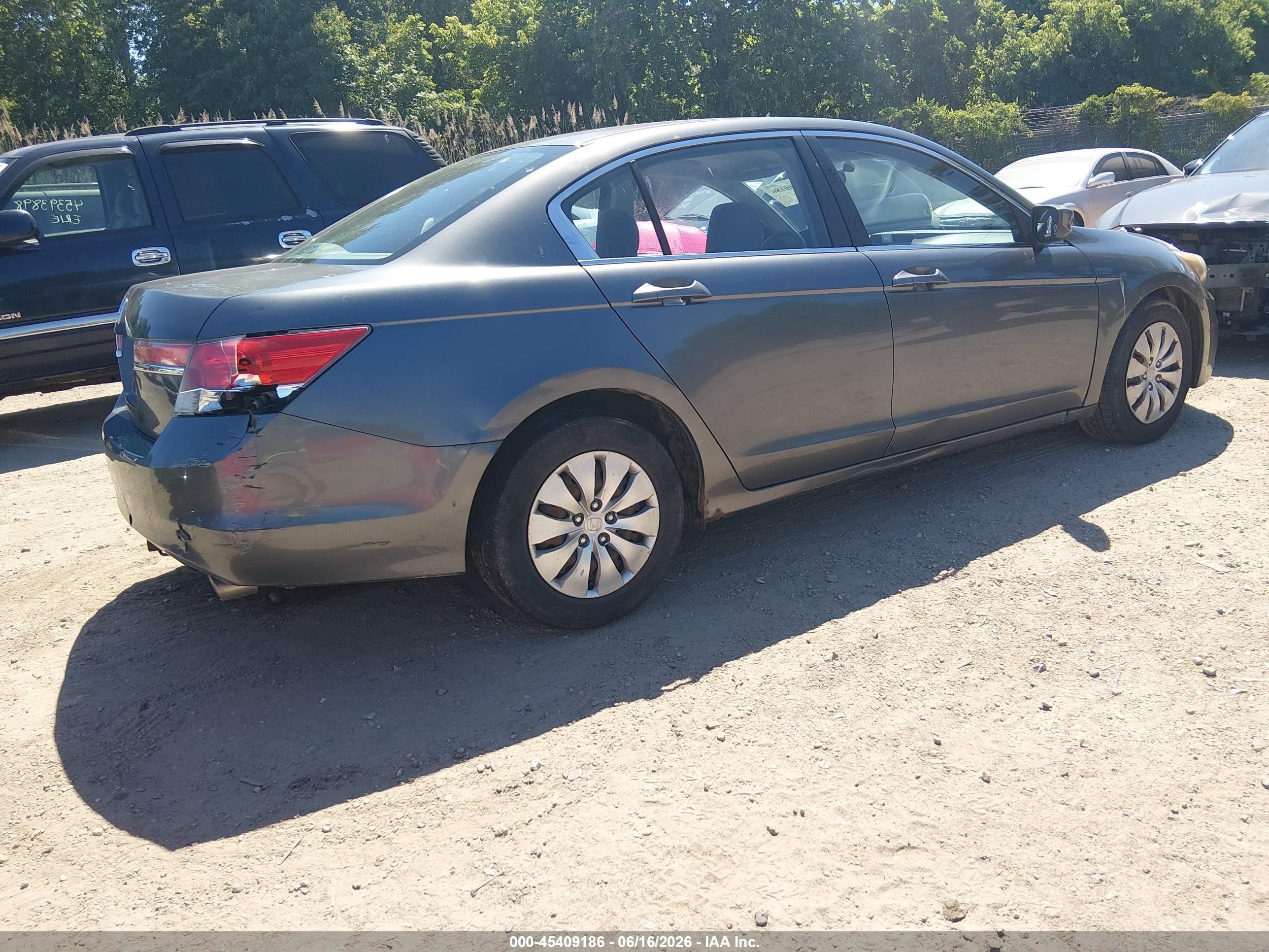 2012 Honda Accord 2.4 Lx Gray vin: 1HGCP2F32CA154005