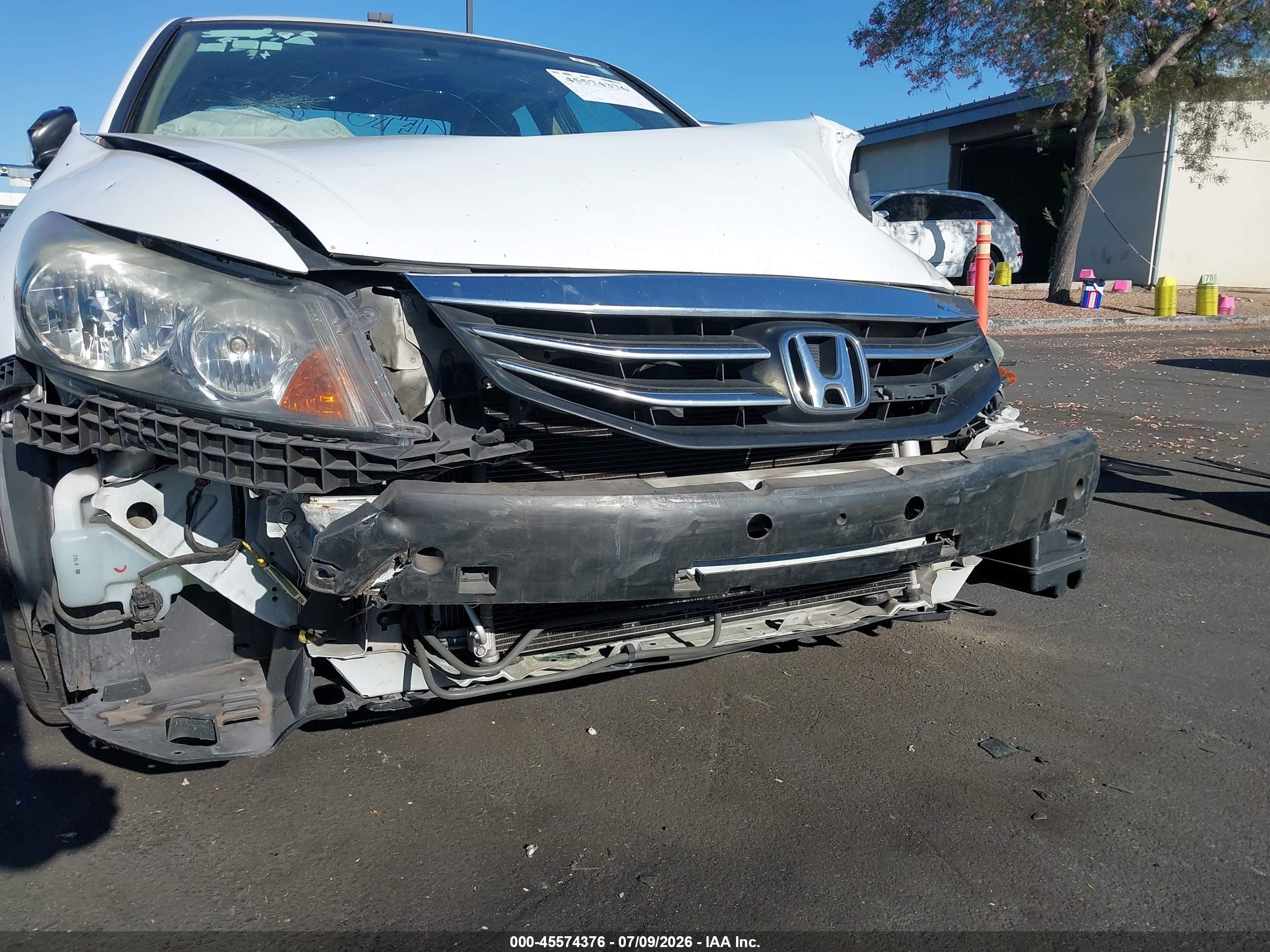 2012 Honda Accord Sdn Lx White vin: 1HGCP2F32CA167644