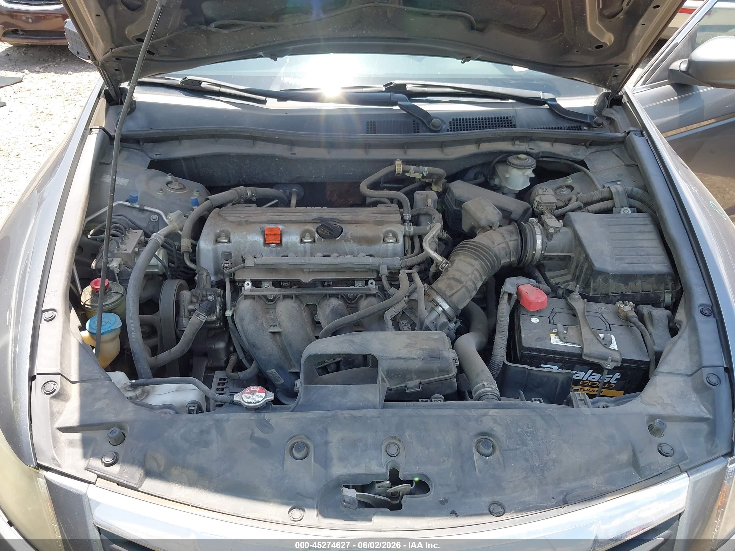 2012 Honda Accord 2.4 Lx Gray vin: 1HGCP2F32CA183889