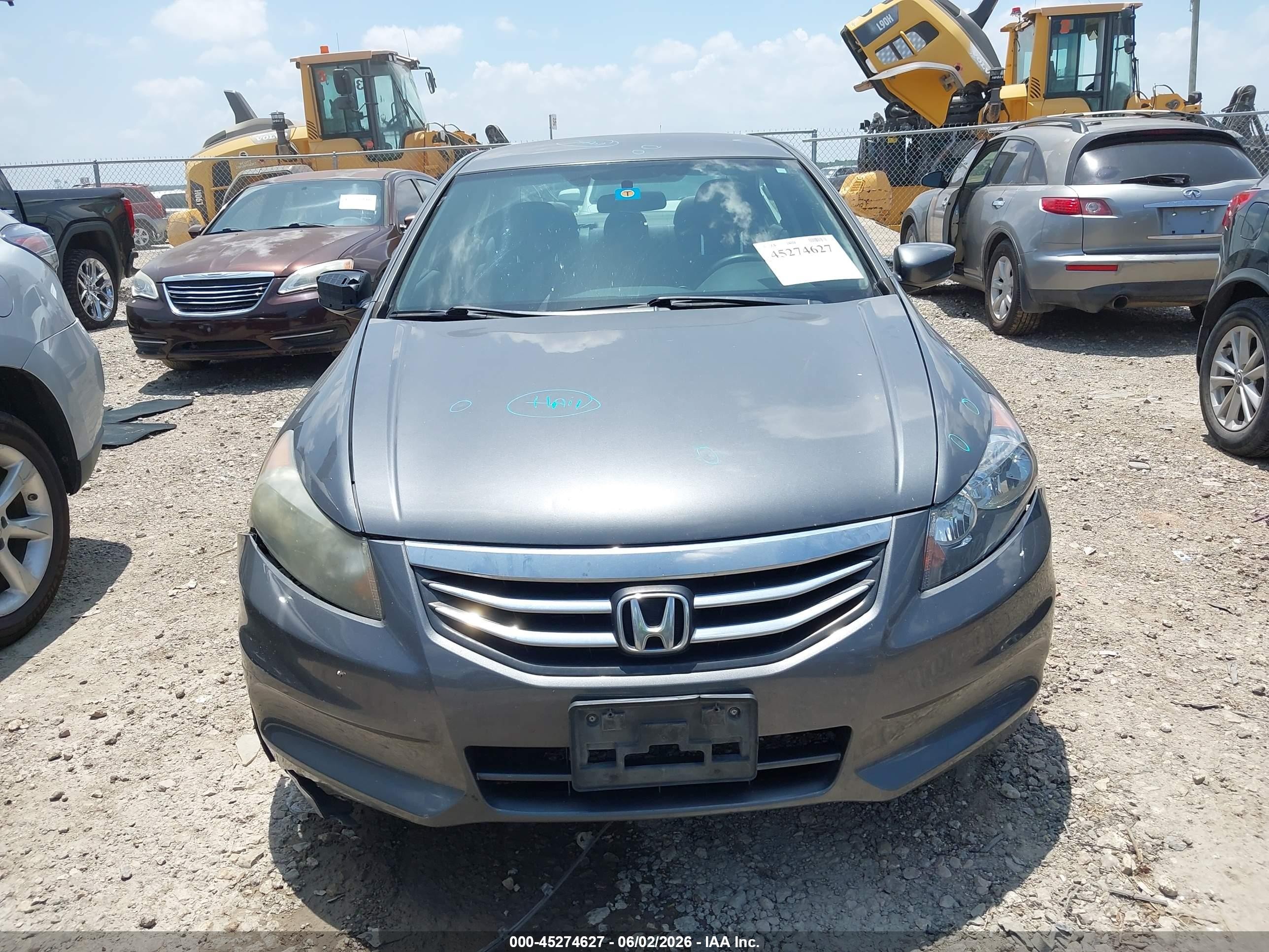 2012 Honda Accord 2.4 Lx Gray vin: 1HGCP2F32CA183889