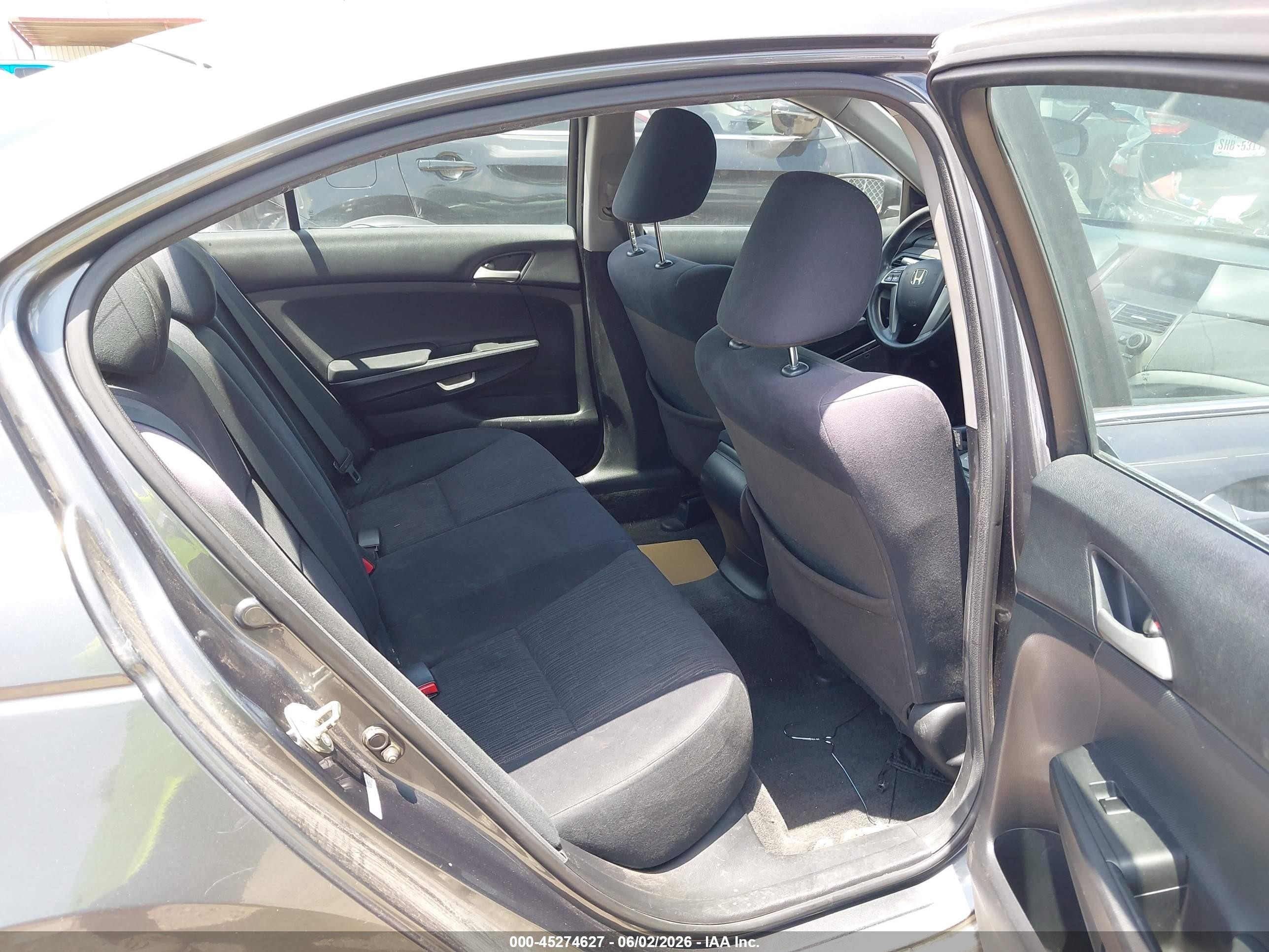 2012 Honda Accord 2.4 Lx Gray vin: 1HGCP2F32CA183889