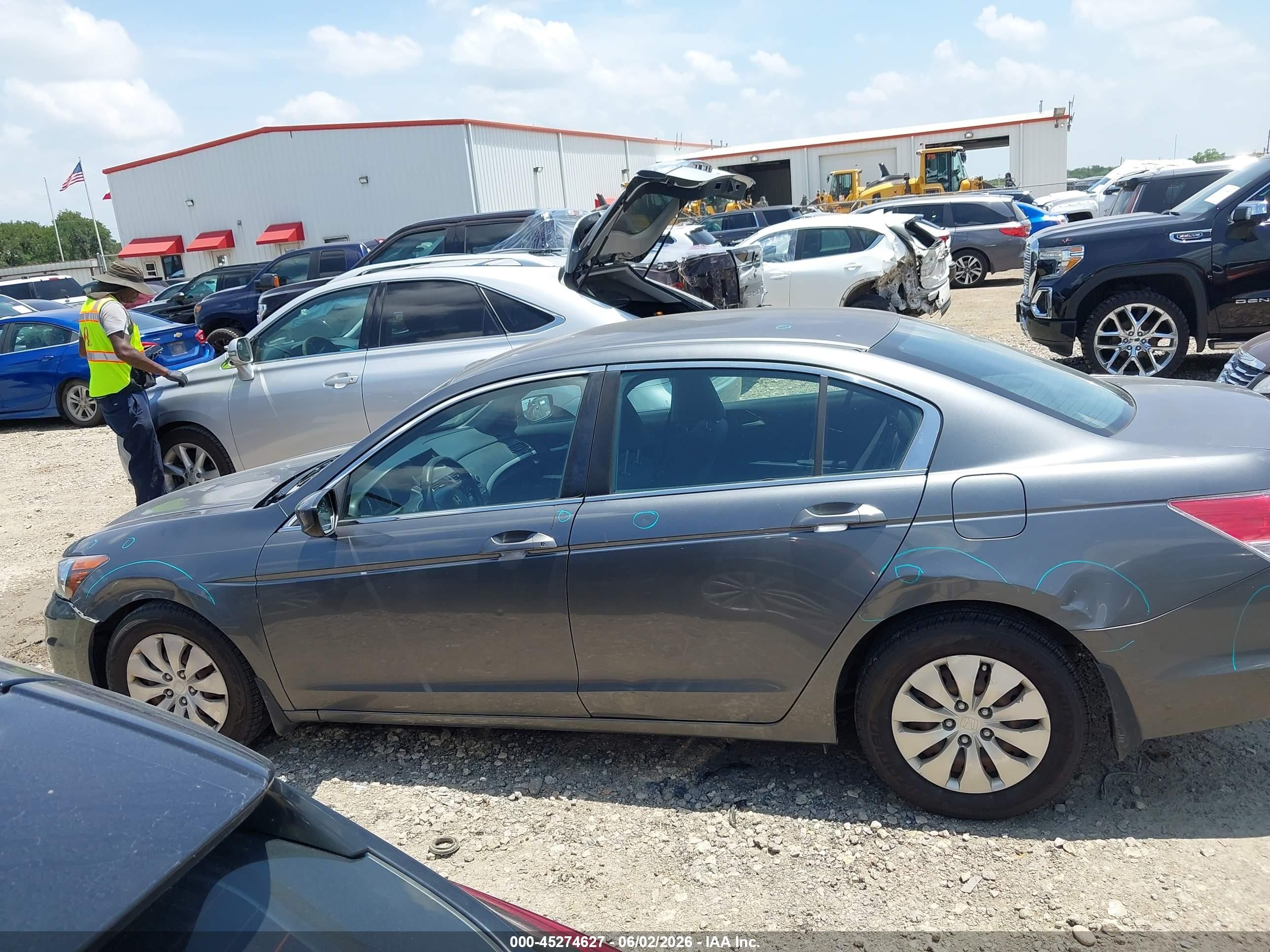 2012 Honda Accord 2.4 Lx Gray vin: 1HGCP2F32CA183889