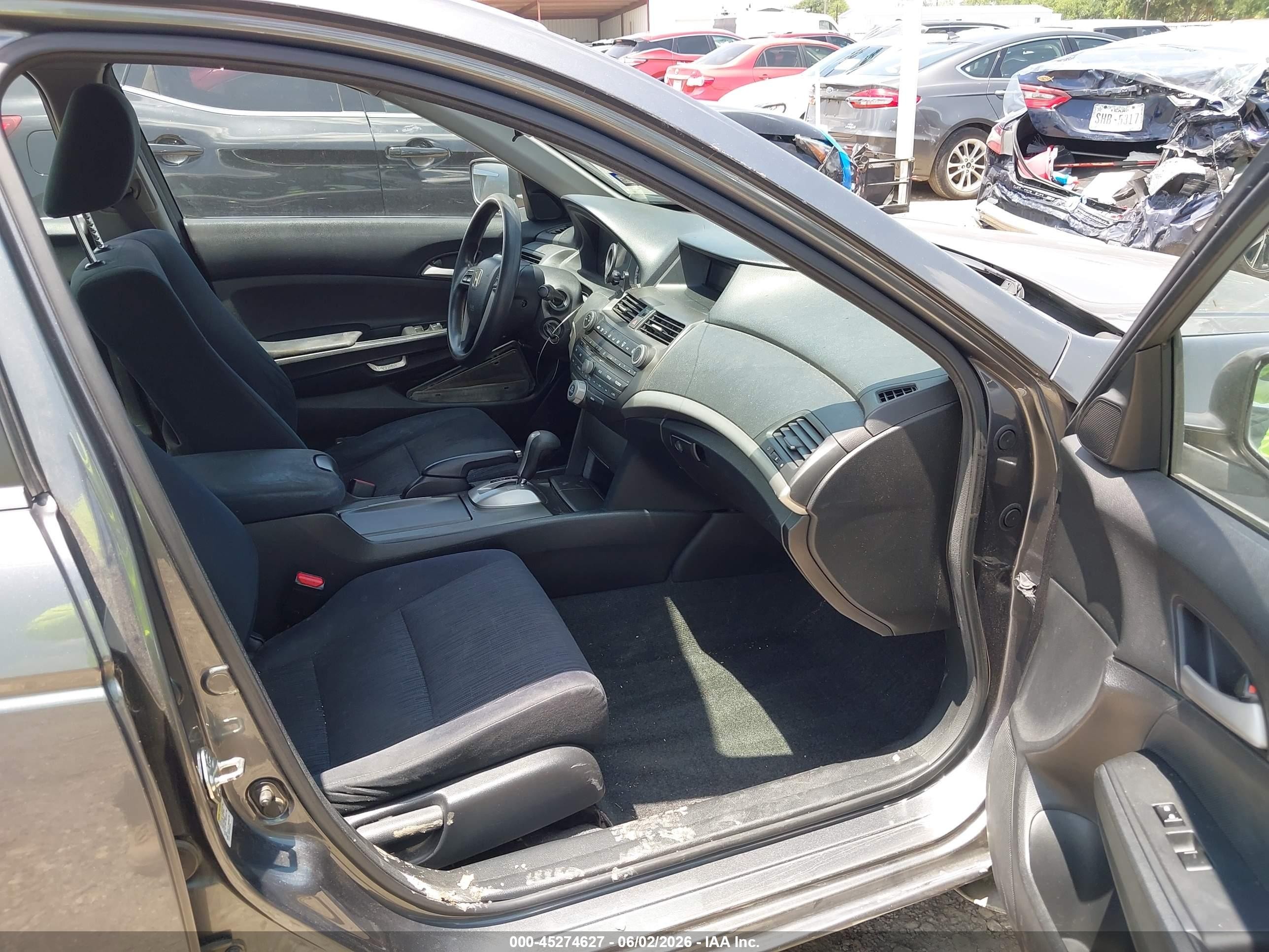 2012 Honda Accord 2.4 Lx Gray vin: 1HGCP2F32CA183889