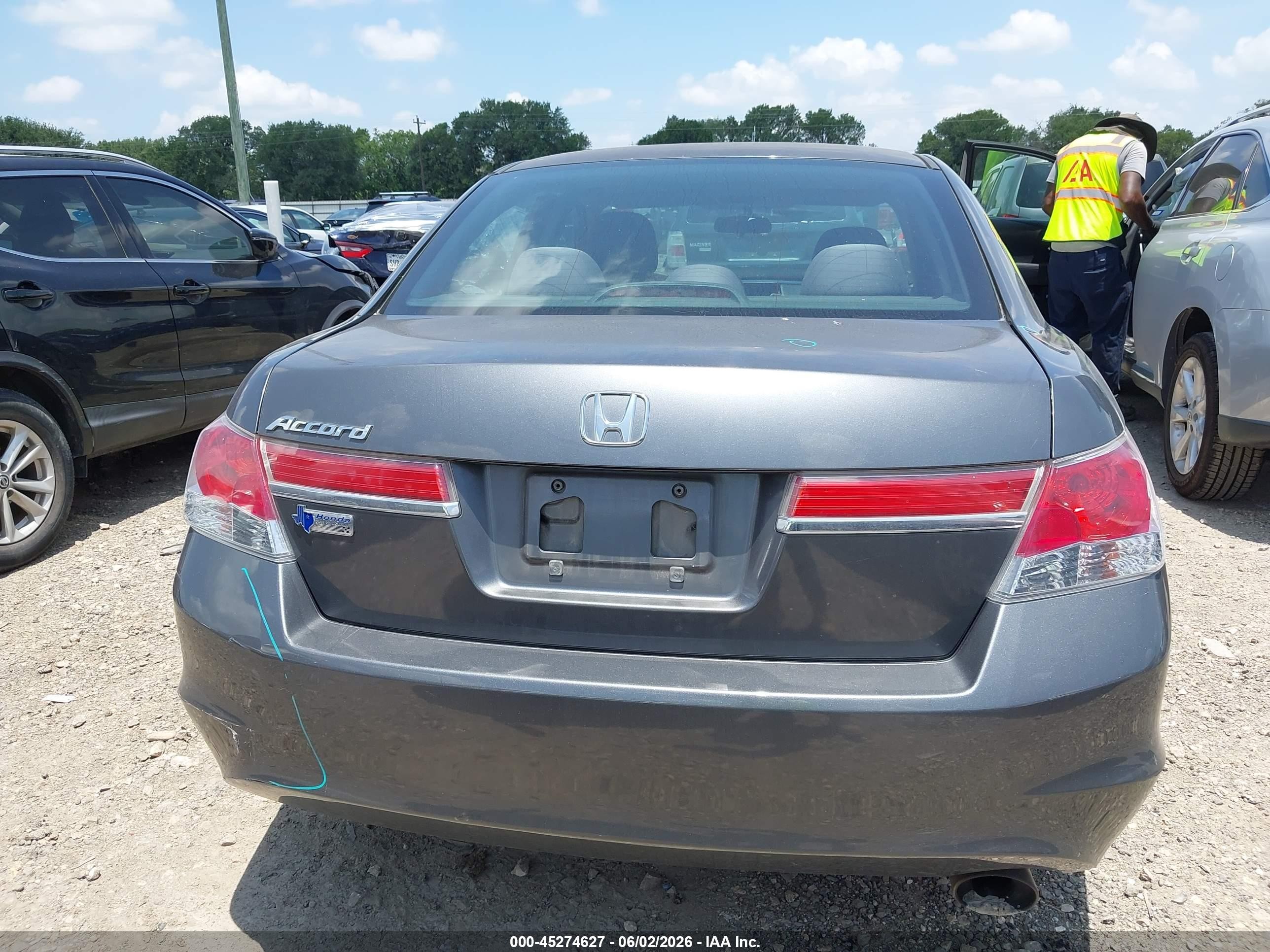 2012 Honda Accord 2.4 Lx Gray vin: 1HGCP2F32CA183889