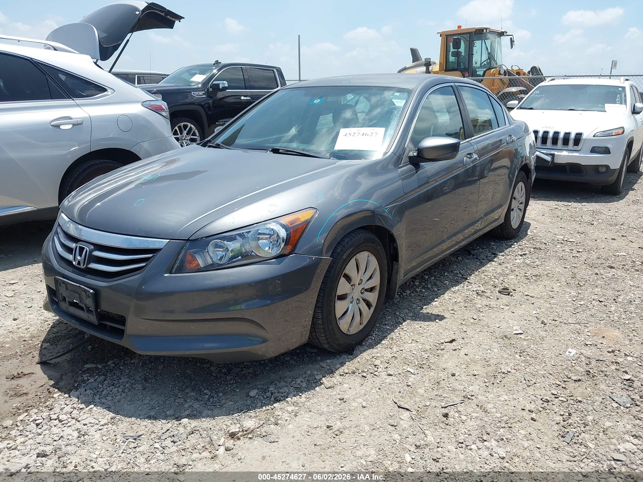 2012 Honda Accord 2.4 Lx Gray vin: 1HGCP2F32CA183889
