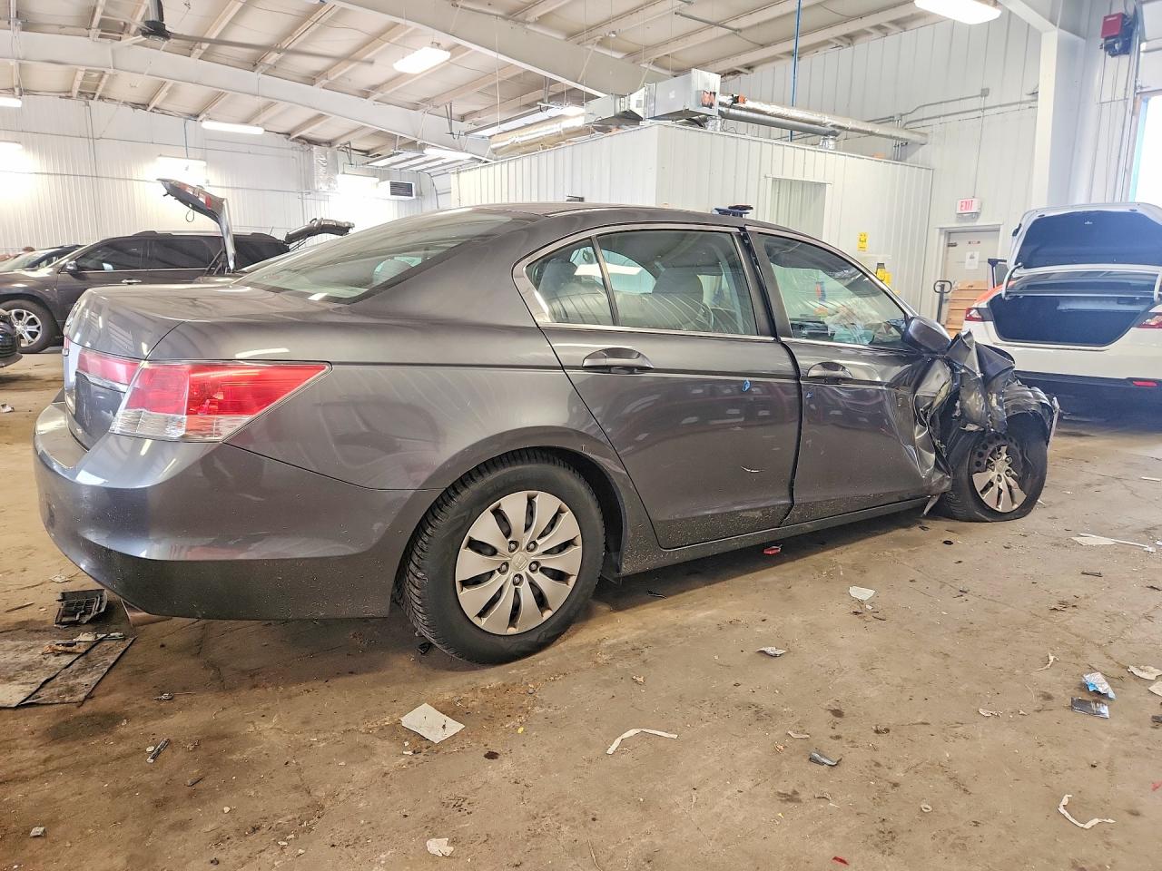 2012 Honda Accord Lx Gray vin: 1HGCP2F32CA205440
