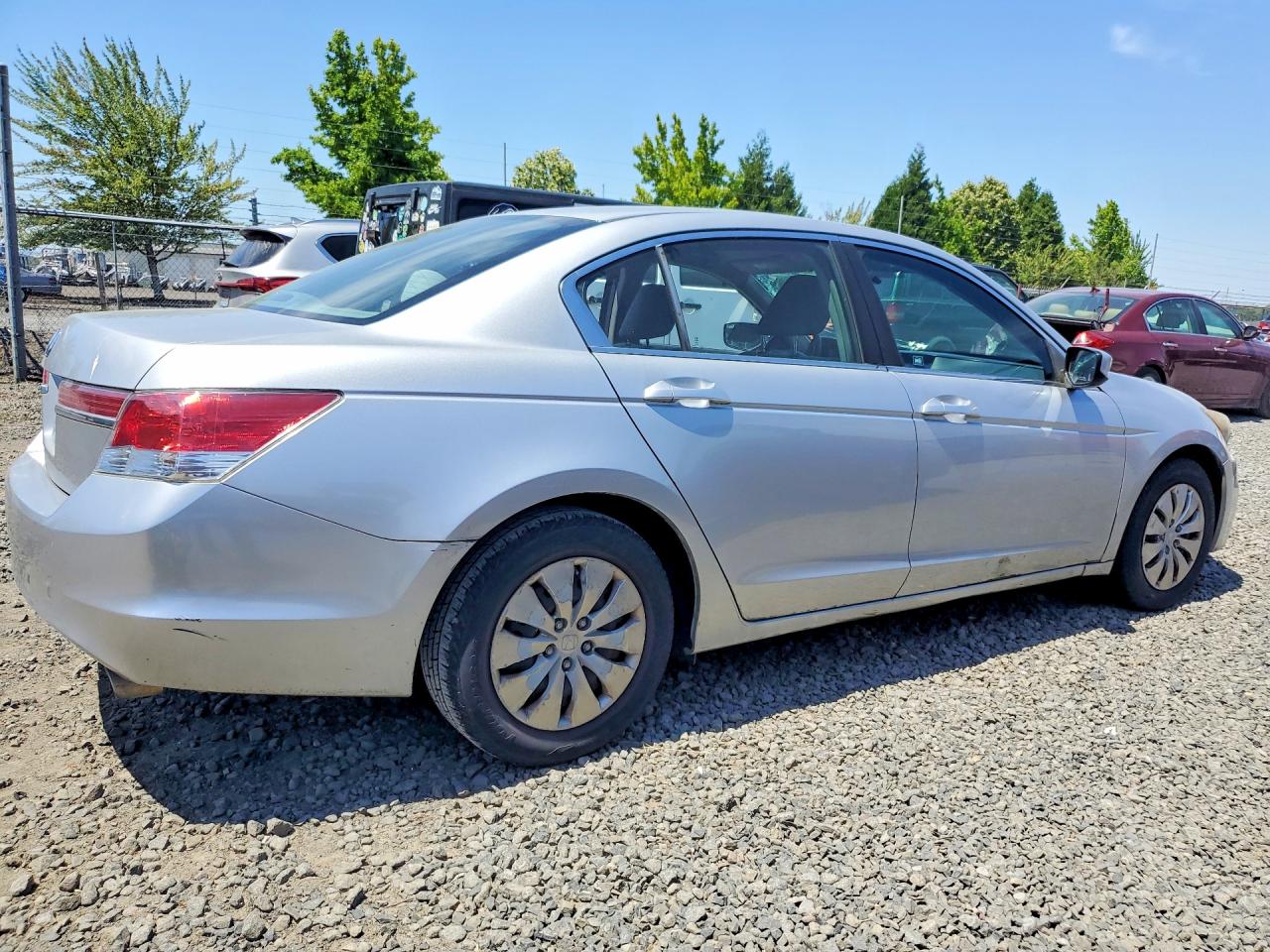 2012 Honda Accord Lx Silver vin: 1HGCP2F32CA214980