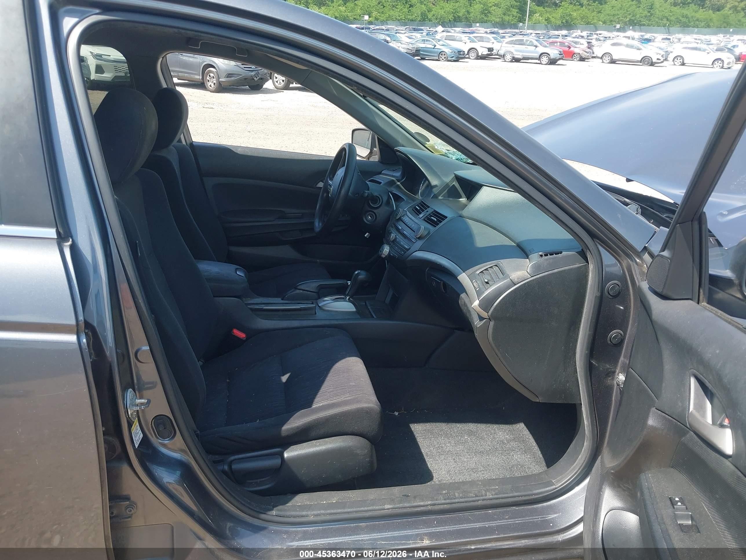 2012 Honda Accord 2.4 Lx Gray vin: 1HGCP2F32CA220245