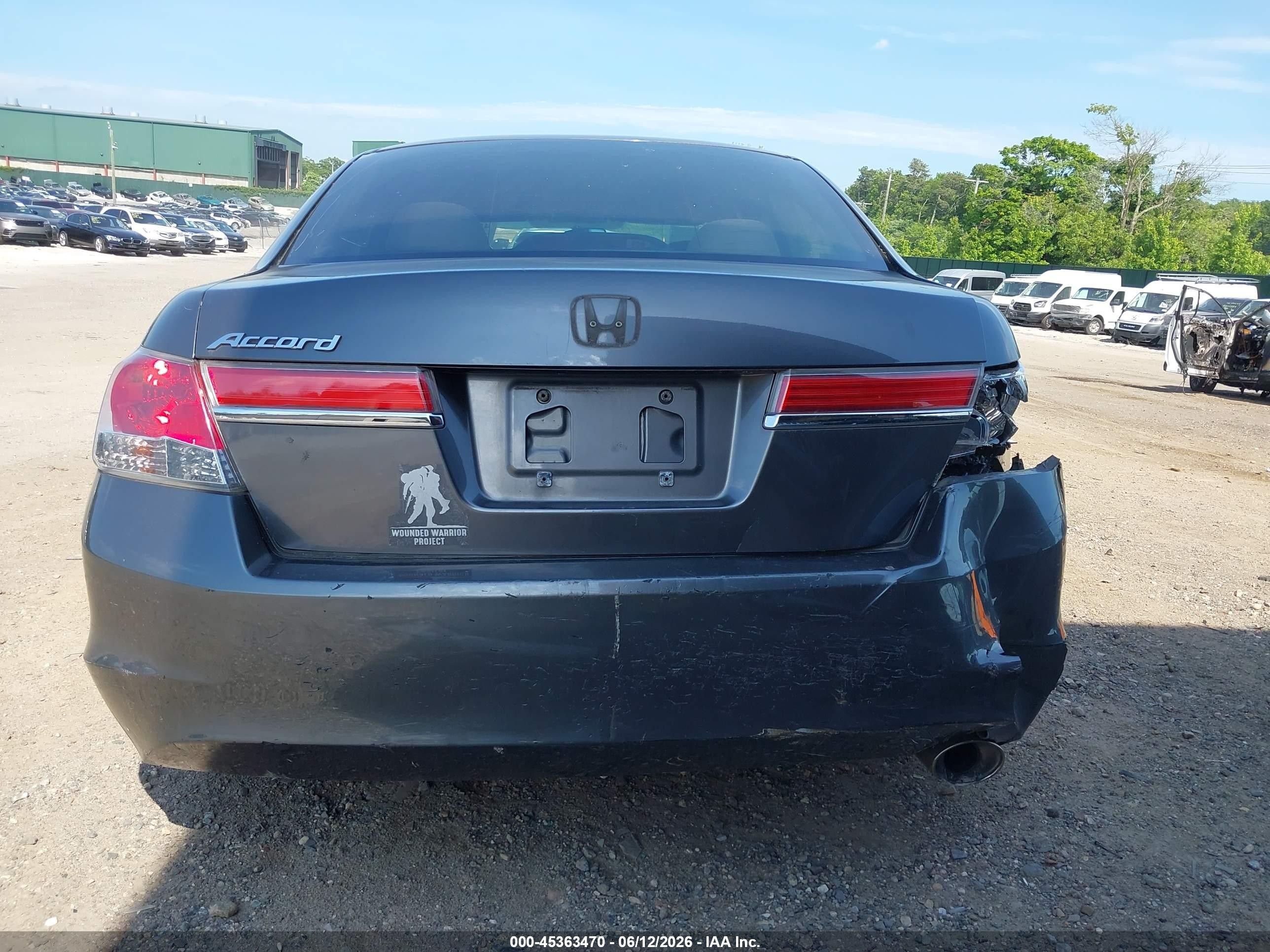 2012 Honda Accord 2.4 Lx Gray vin: 1HGCP2F32CA220245