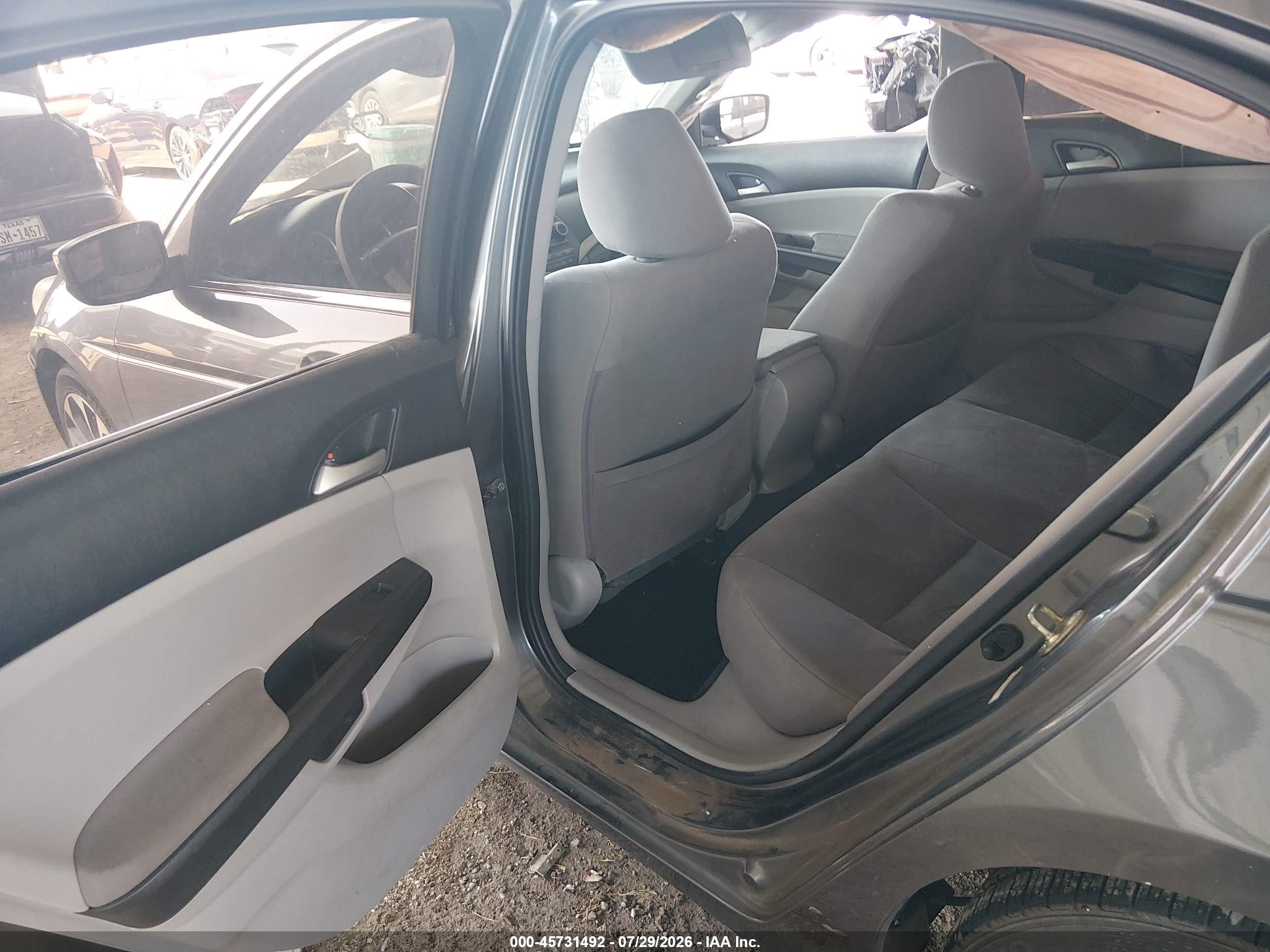 2012 Honda Accord Sdn Lx Gray vin: 1HGCP2F32CA222092